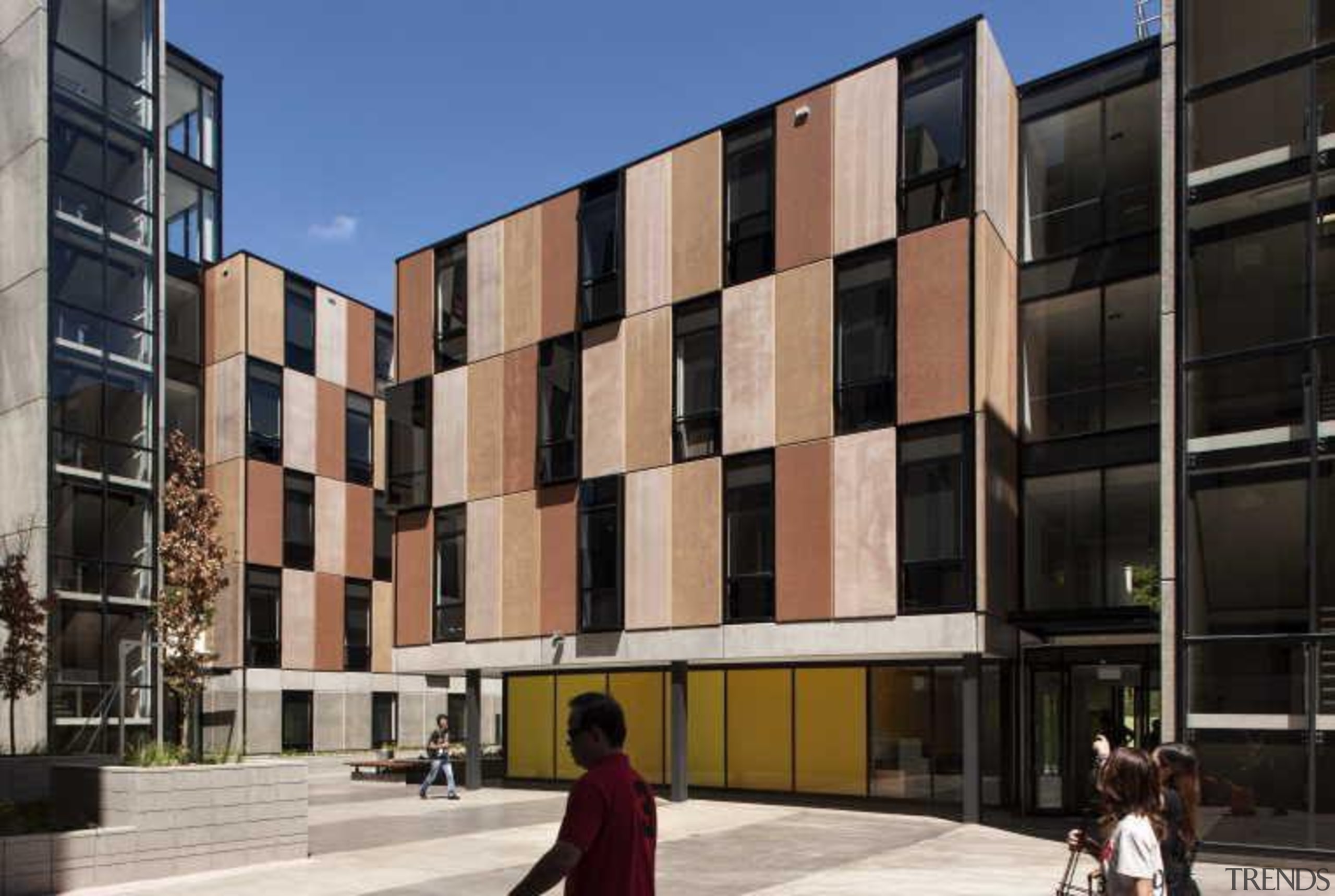 Carlaw Park Student Village in Auckland accommodates students apartment, architecture, building, city, commercial building, condominium, corporate headquarters, facade, metropolis, metropolitan area, mixed use, neighbourhood, real estate, residential area, black