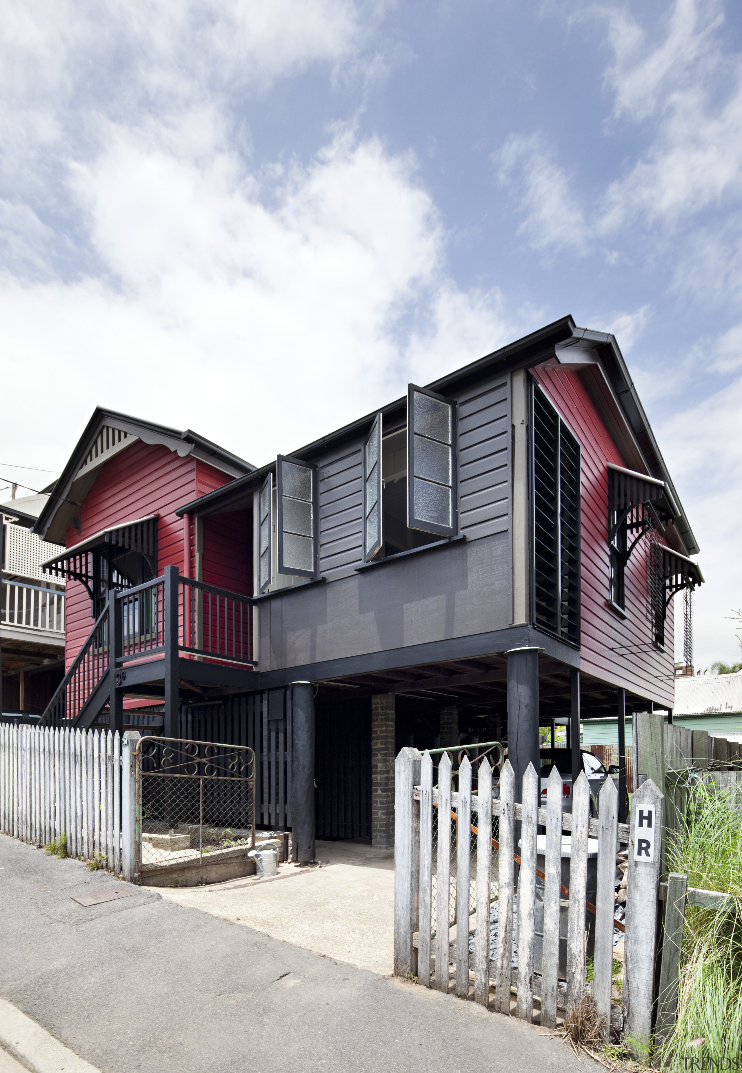 View of an inner city cottage. - View architecture, building, facade, home, house, neighbourhood, property, real estate, residential area, suburb, white