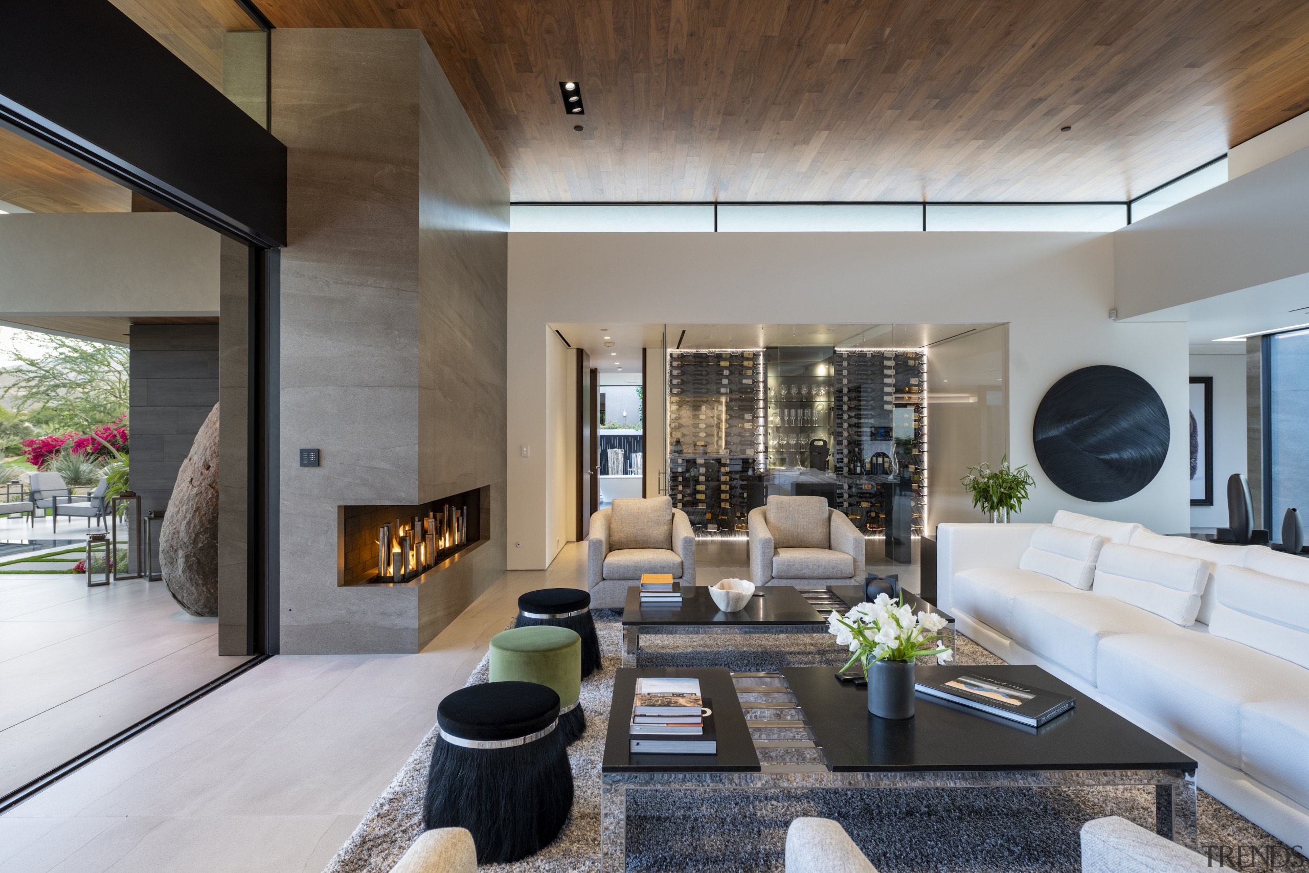 The use of clerestory windows at the roofline 