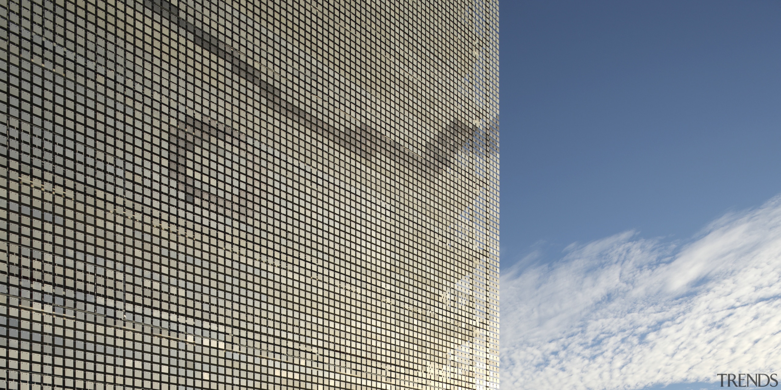 Close up of exterior wall - Close up architecture, building, corporate headquarters, daytime, facade, line, sky, skyscraper, structure, tower block, urban area, gray
