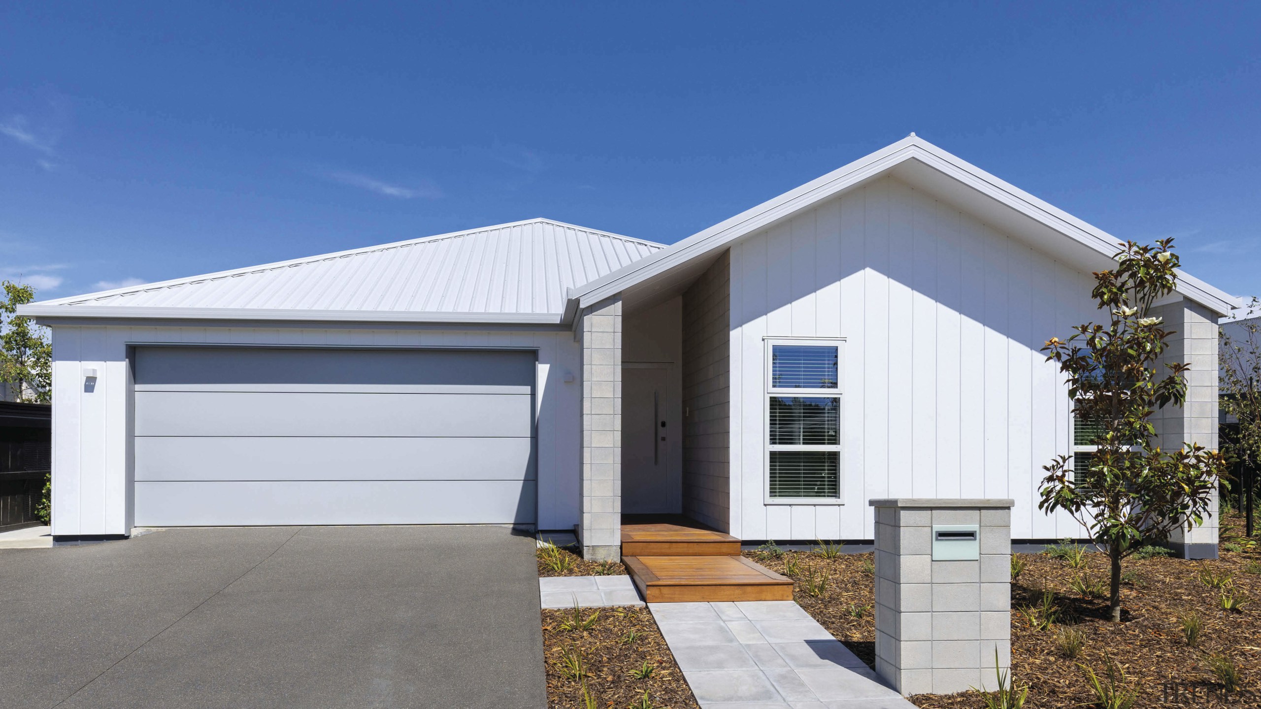 The showhome boasts a strong, classic street appeal 