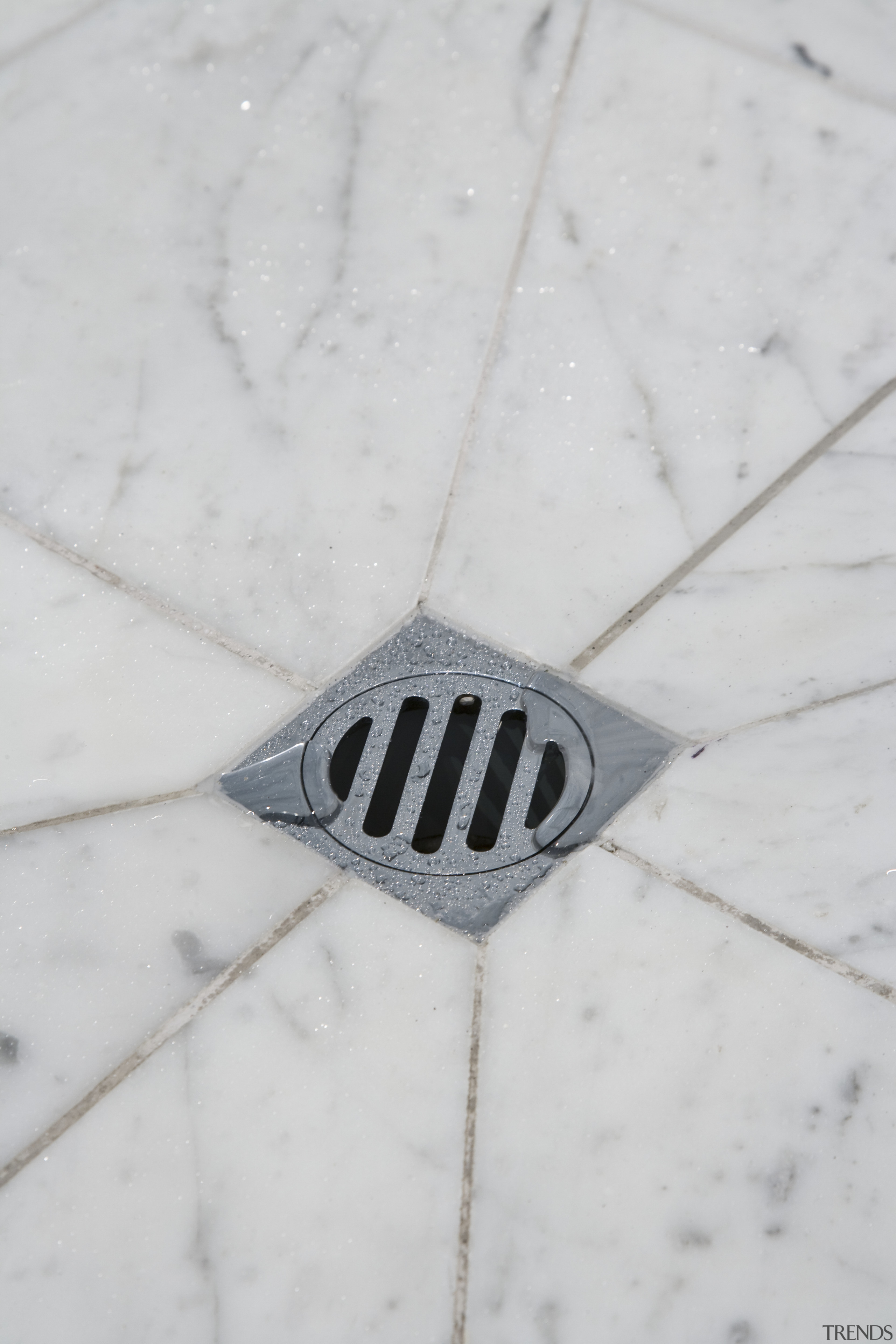 Image of drains supplied by Allproof Industries. Allproof line, white