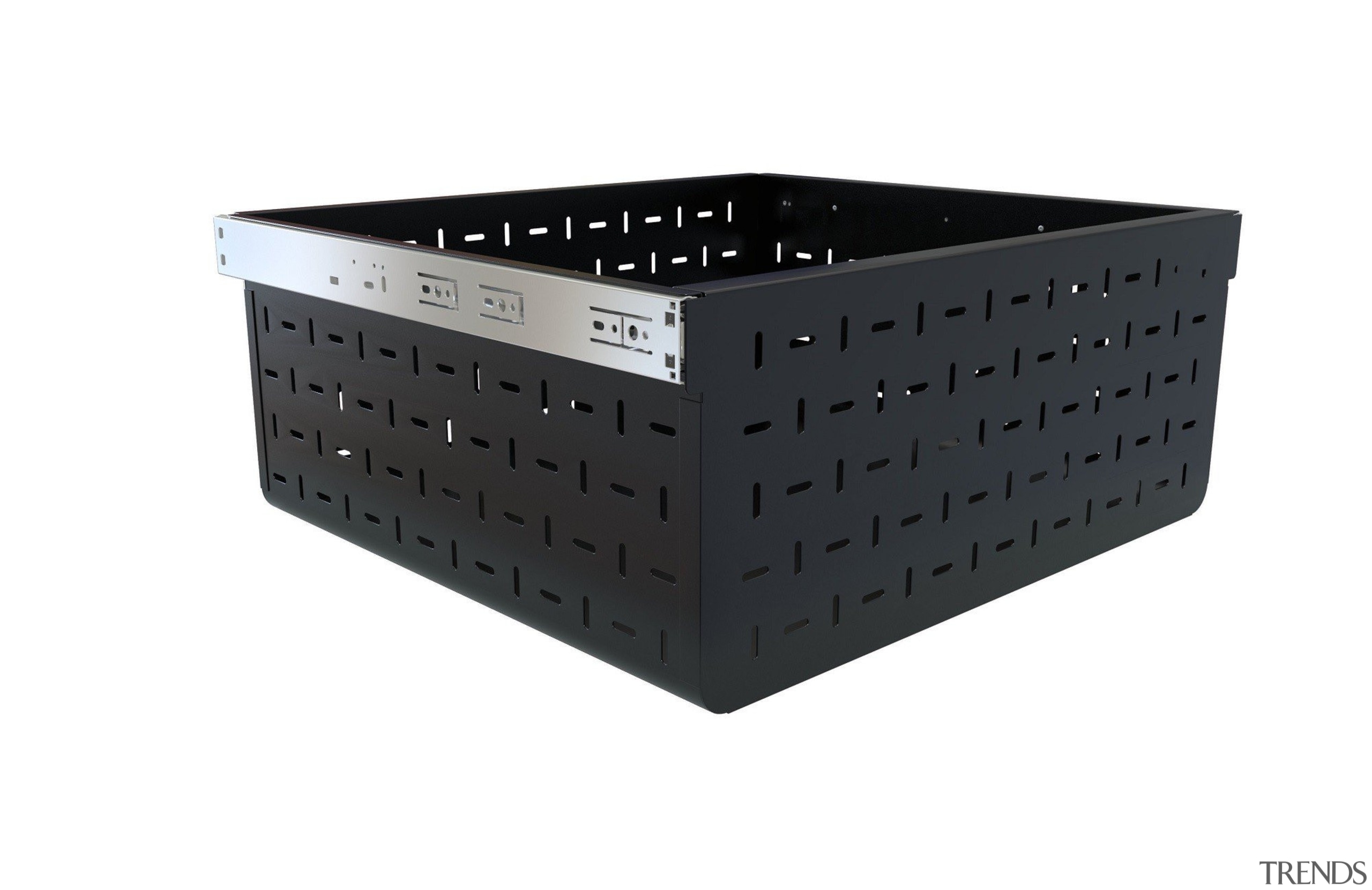 Tanova Ventilated Drawer in Custom Colour Black - plastic, product, product design, white, black