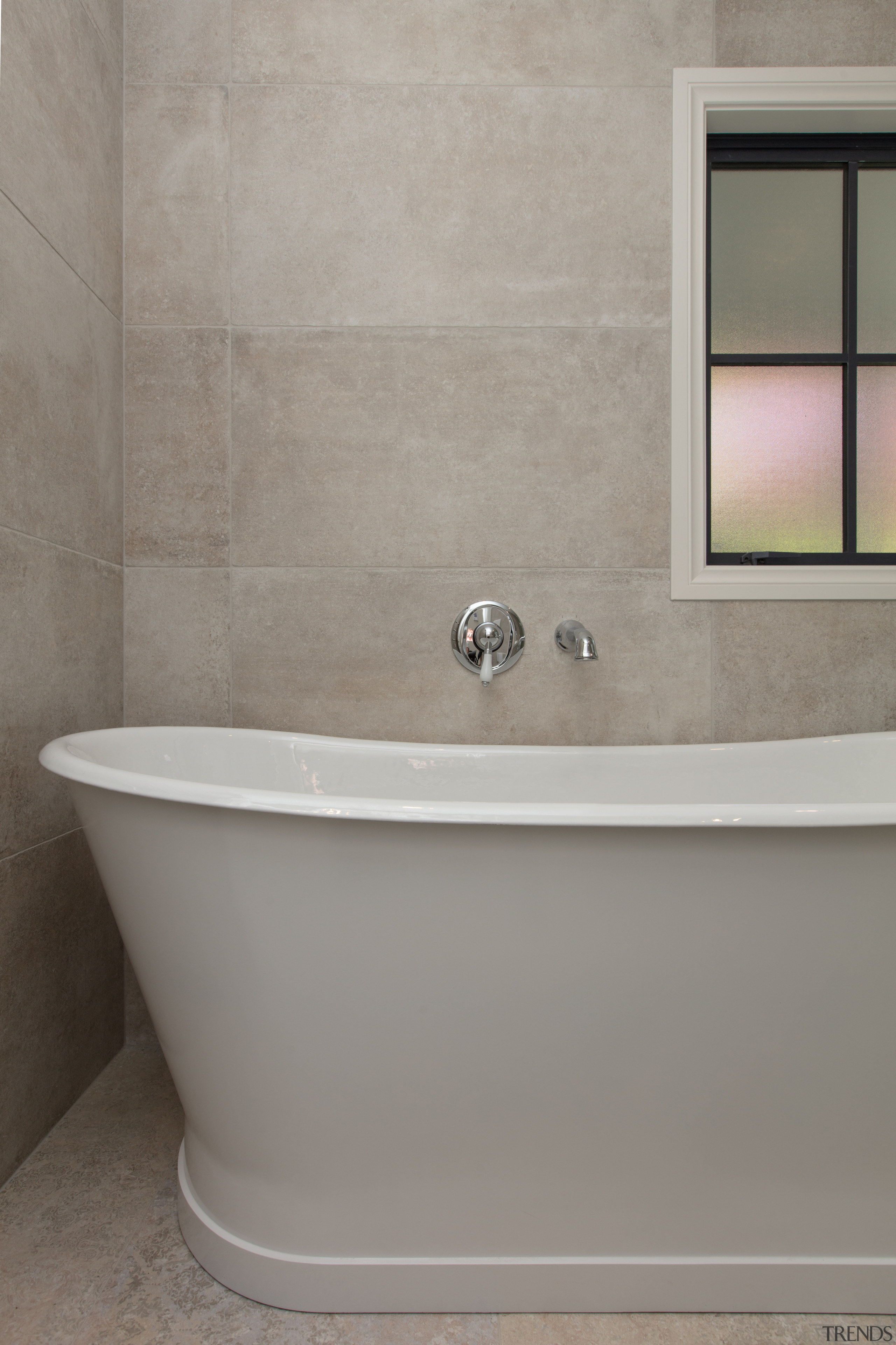 The Blanc Heritage tile is in an elegant, 