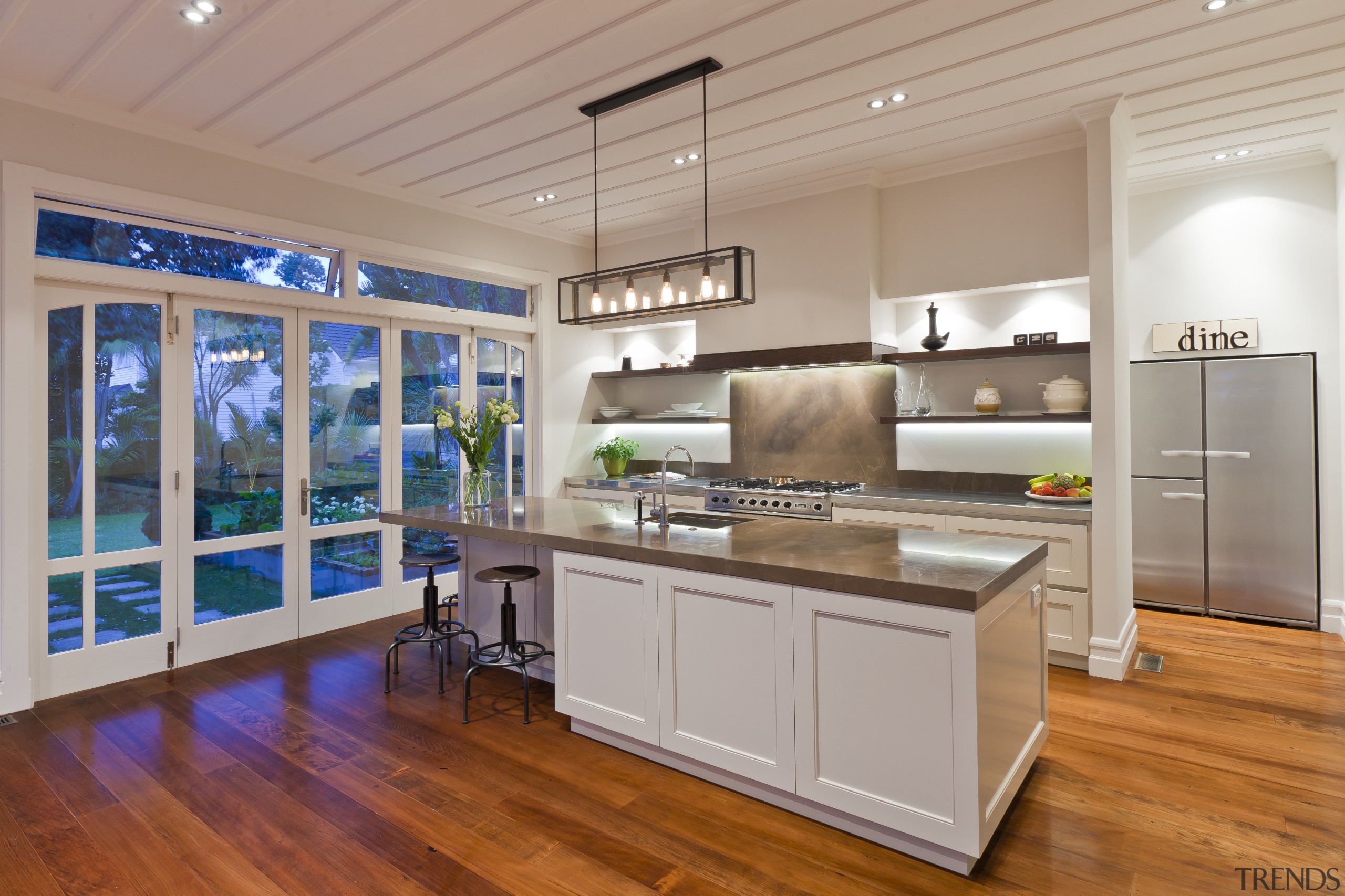 Kitchen designed by Robyn Labb Kitchens - Kitchen cabinetry, countertop, cuisine classique, floor, hardwood, interior design, kitchen, real estate, wood flooring, gray