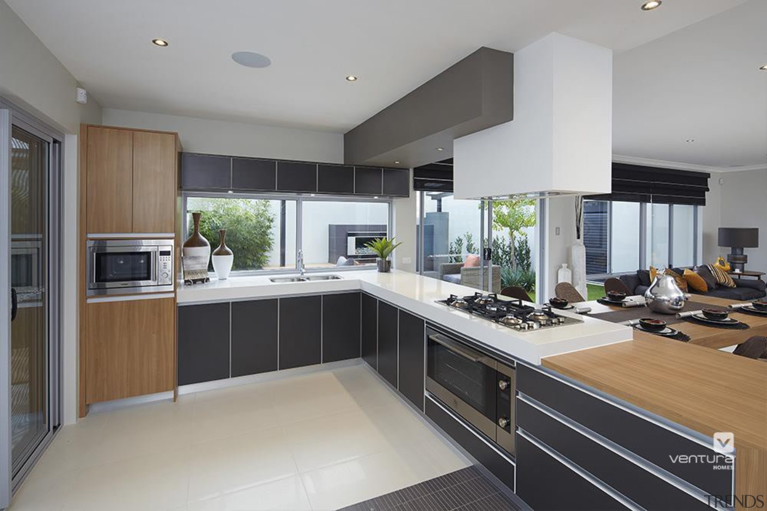 Kitchen design. - The Allure Display Home - countertop, cuisine classique, interior design, kitchen, real estate, gray