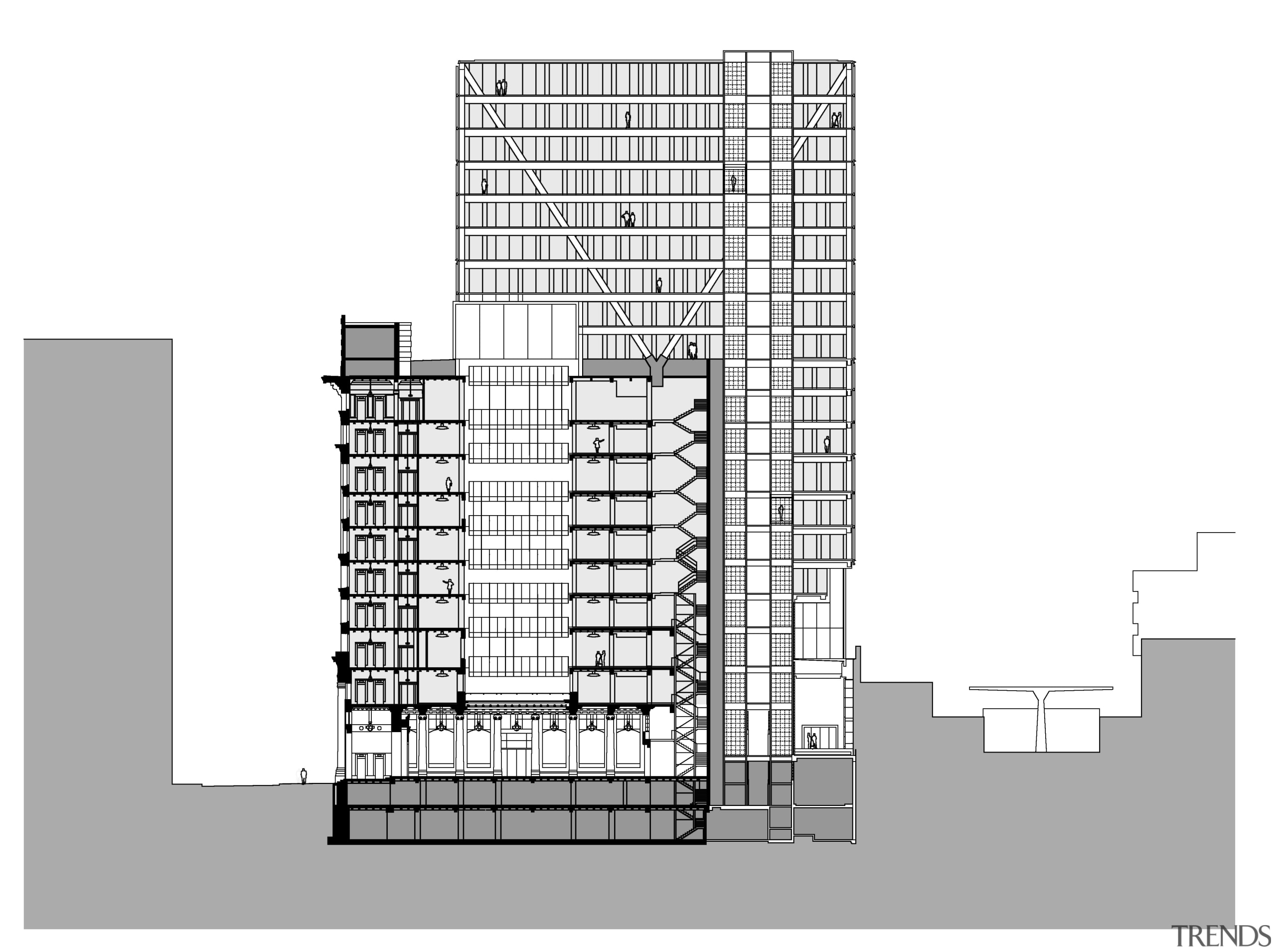 5 Martin Place represents a coming together of architecture, building, design, elevation, facade, line, pattern, plan, product design, structure, white