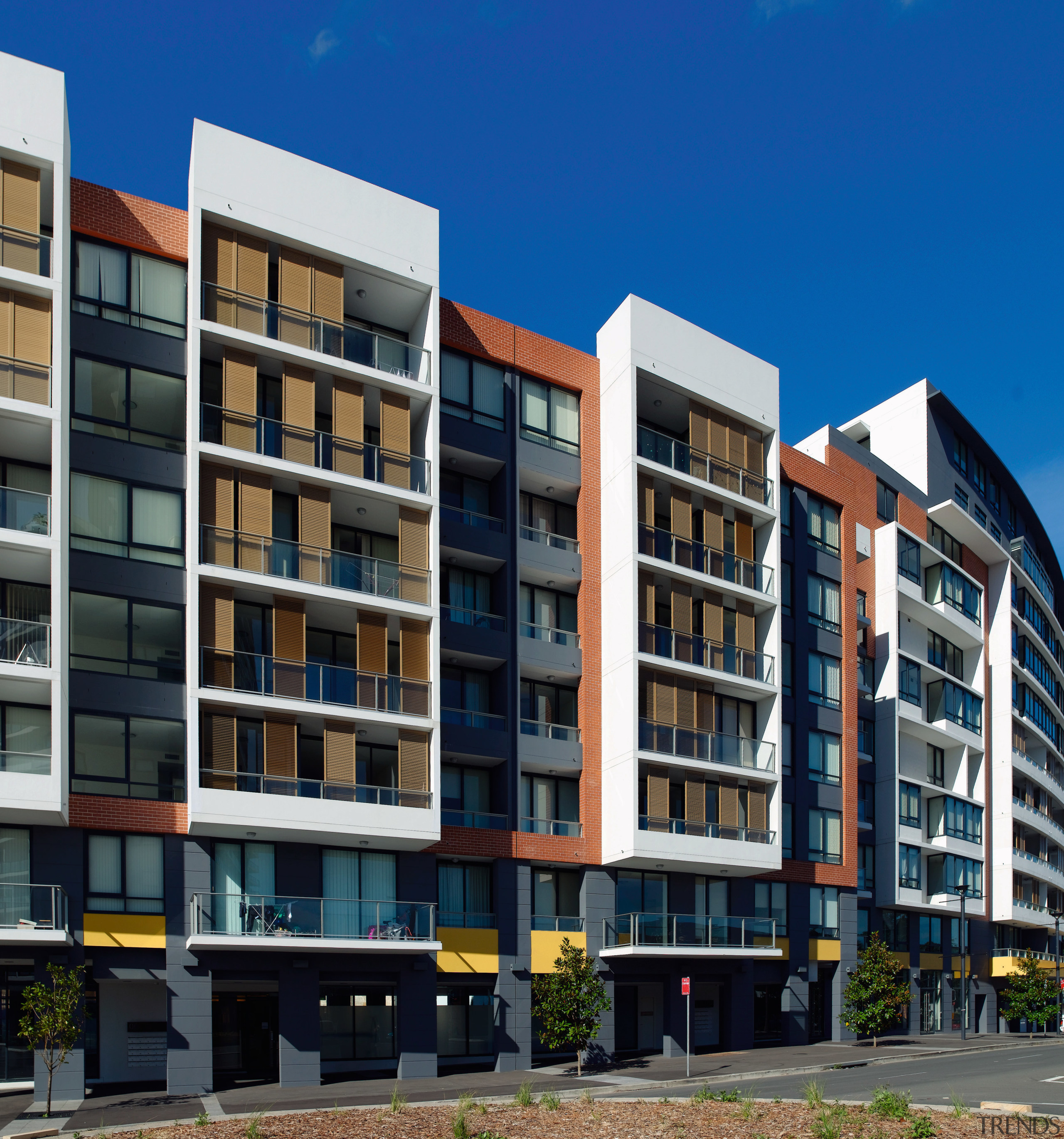 An exterior view of this multi storey apartment apartment, architecture, building, commercial building, condominium, corporate headquarters, elevation, facade, home, house, metropolitan area, mixed use, neighbourhood, property, real estate, residential area, sky, tower block, window, black, blue