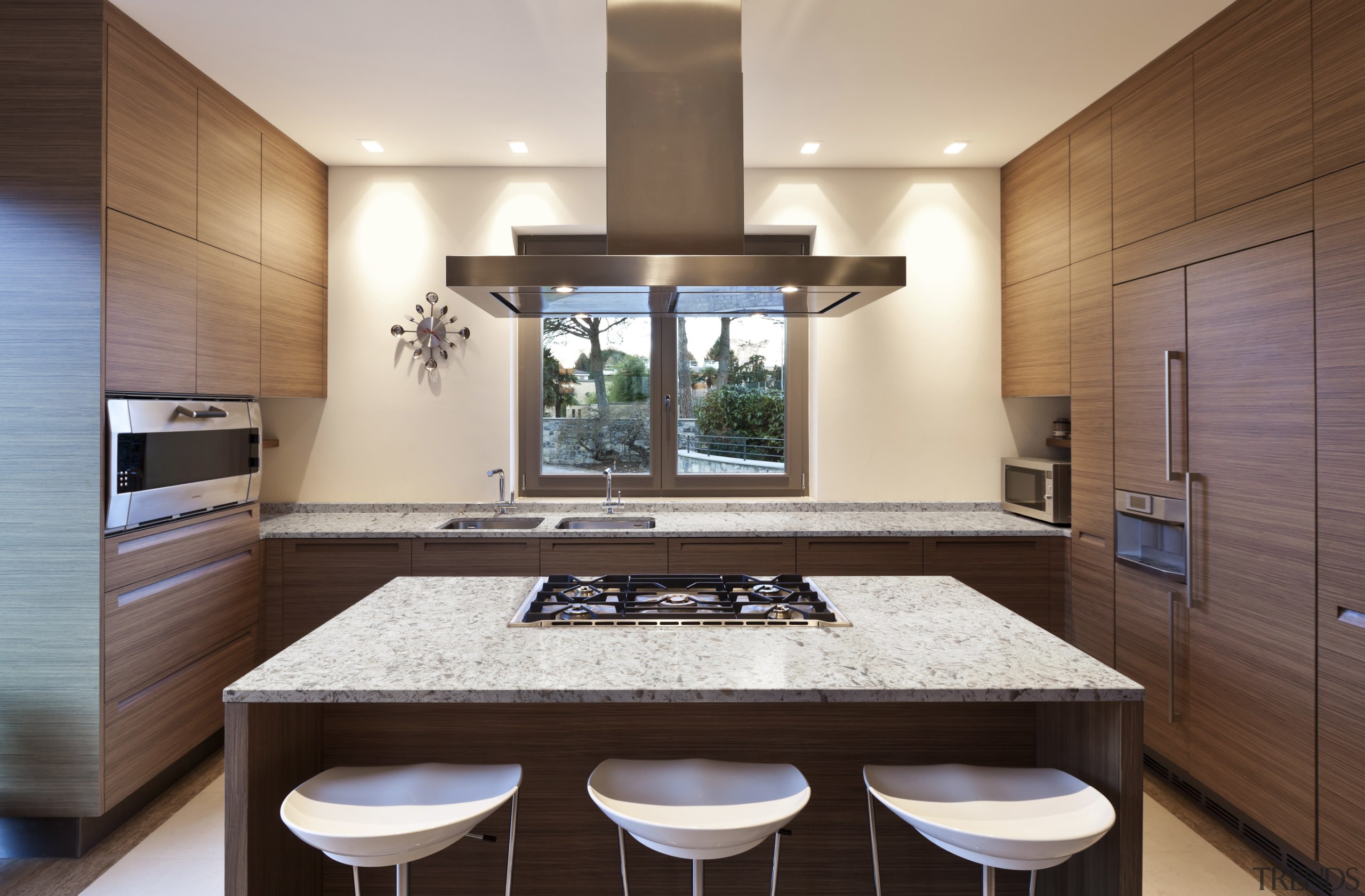 Arctic from the Silestone Ocean series was specified cabinetry, countertop, cuisine classique, flooring, interior design, kitchen, real estate, room, gray