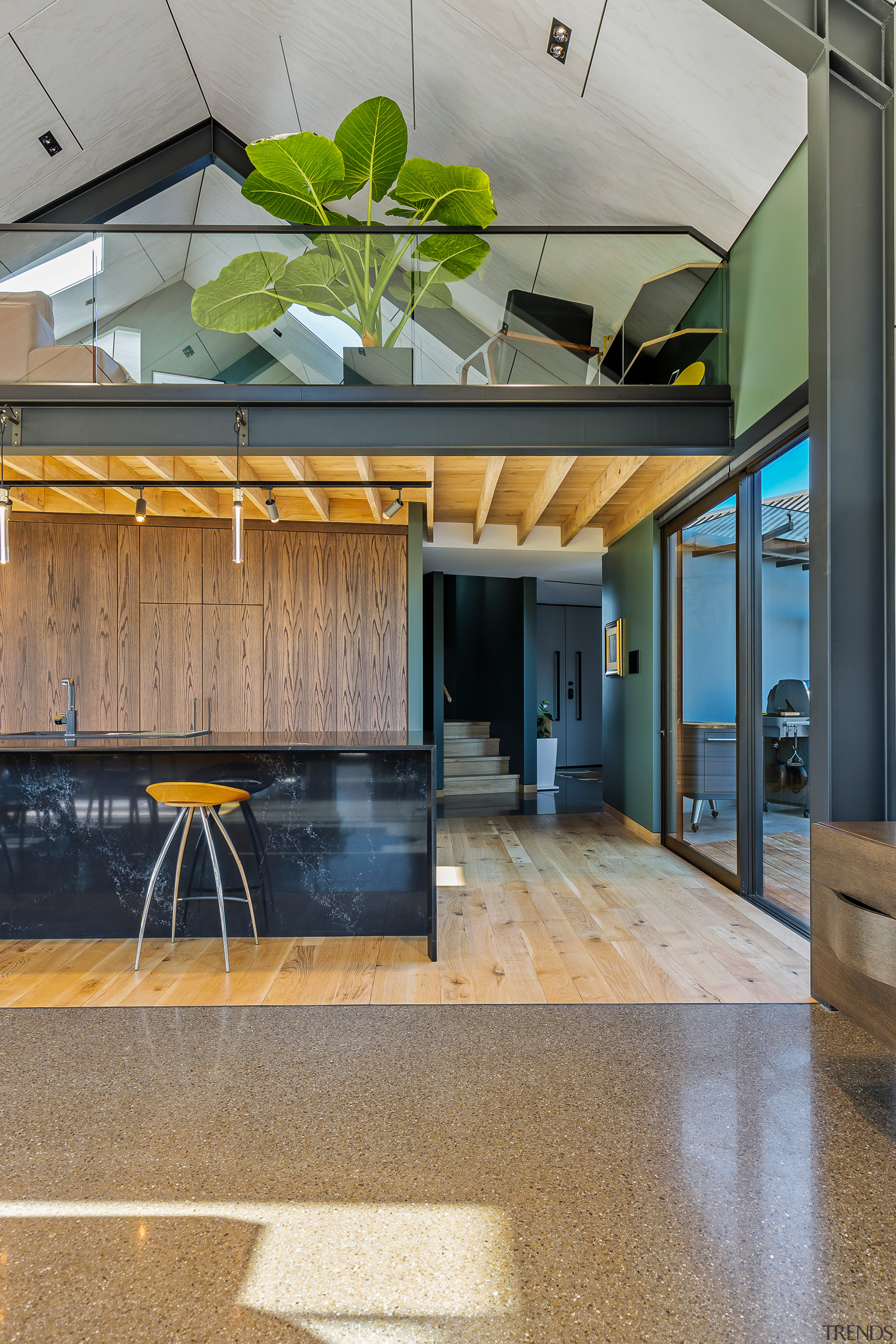 The mezzanine floor over tjhe kitchen. - MSC 