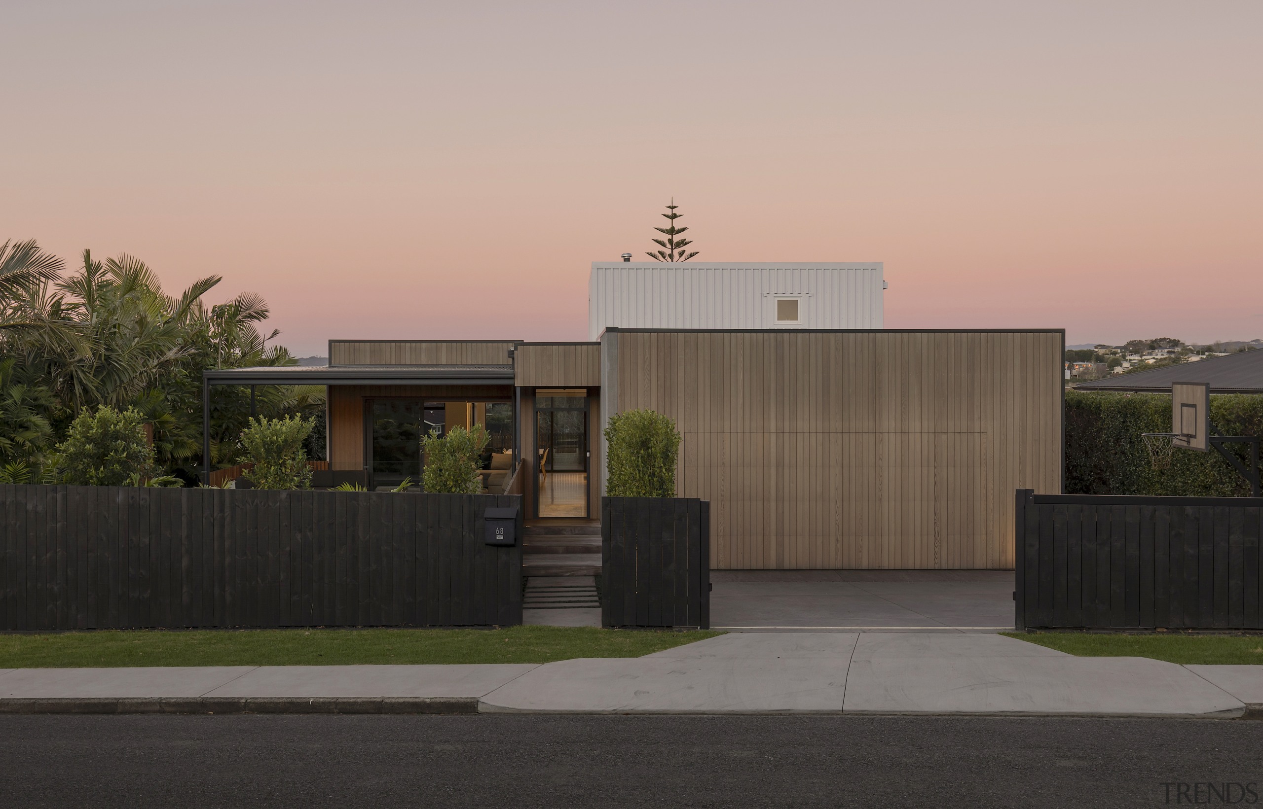 Street view at dusk. - Party at the 