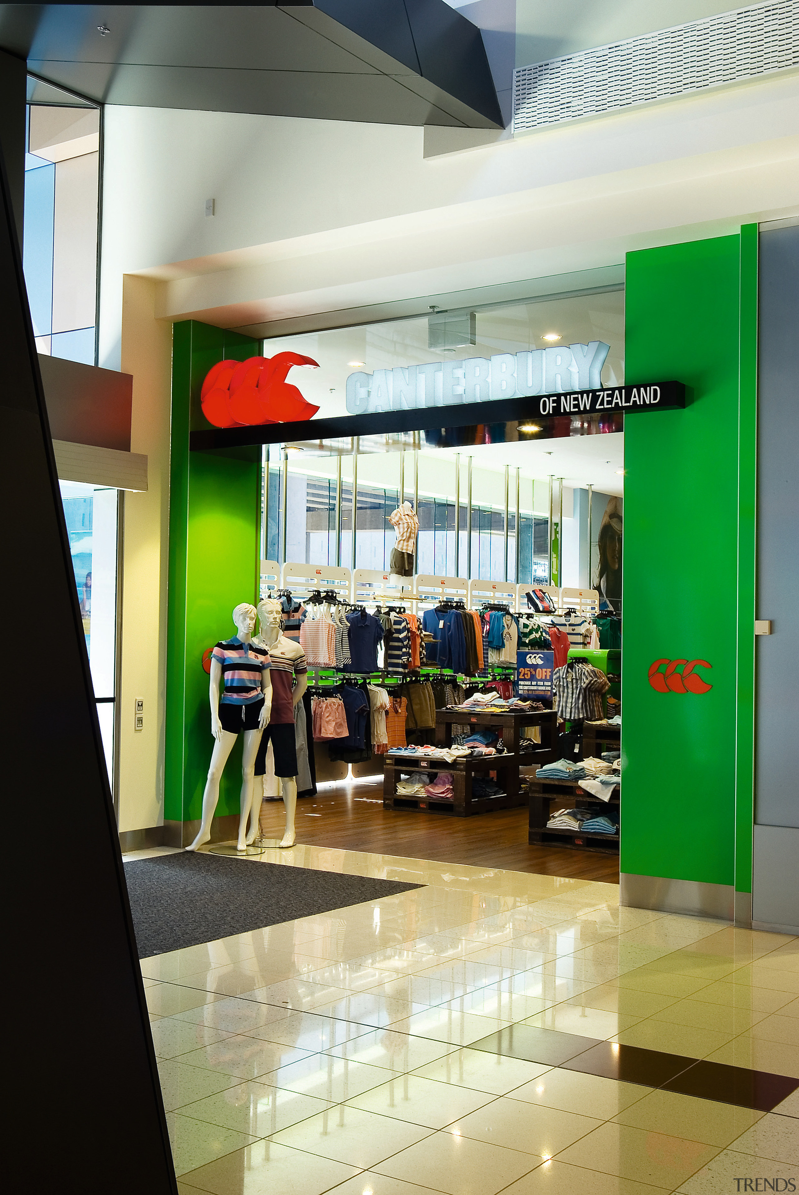 A view of a shop in Sylvia Park interior design, retail, white