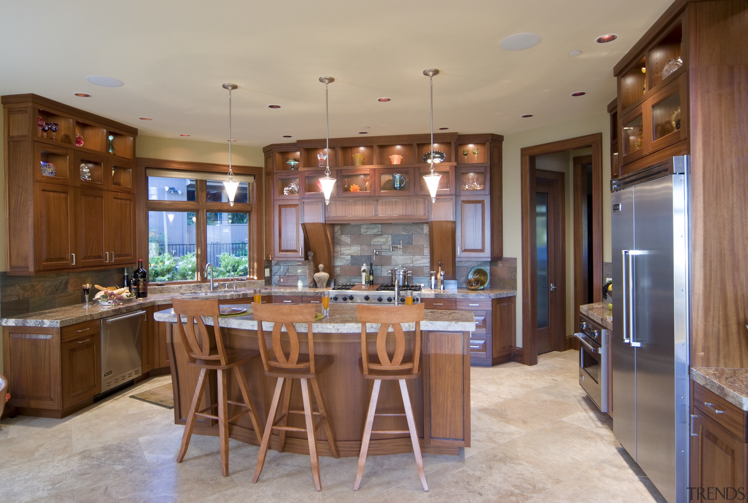 Pacific Crest Industries design and manufacture custom cabinetry cabinetry, ceiling, countertop, cuisine classique, dining room, estate, home, interior design, kitchen, real estate, room, brown, gray