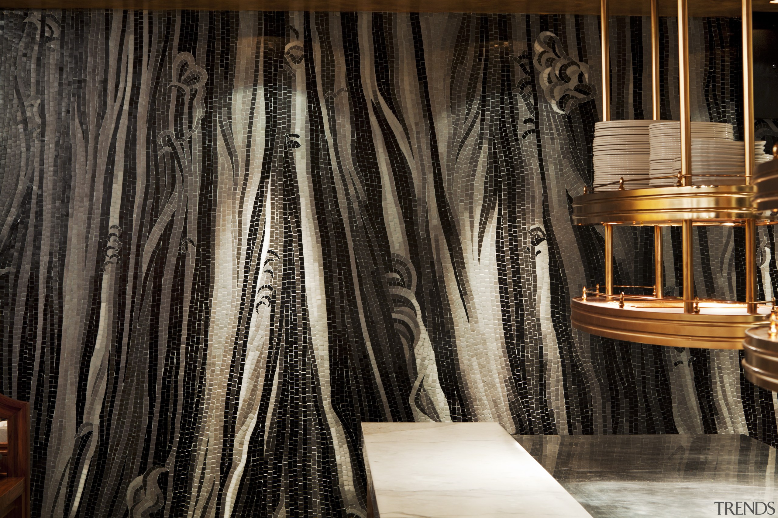 View of themed Sydney restaurant. - View of curtain, flooring, furniture, interior design, textile, window, window covering, window treatment, wood, black