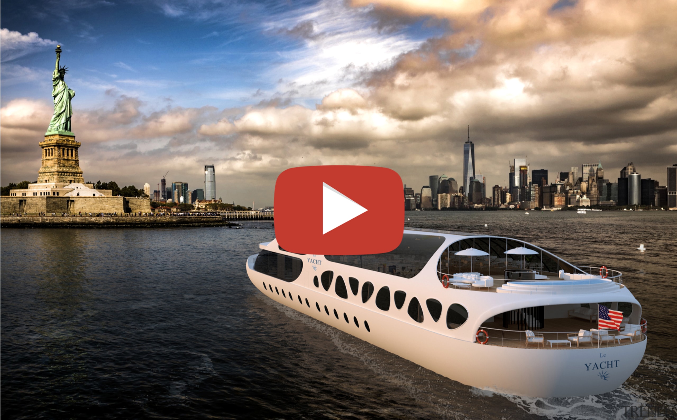 Is it boat? Is it hotel? It's both 