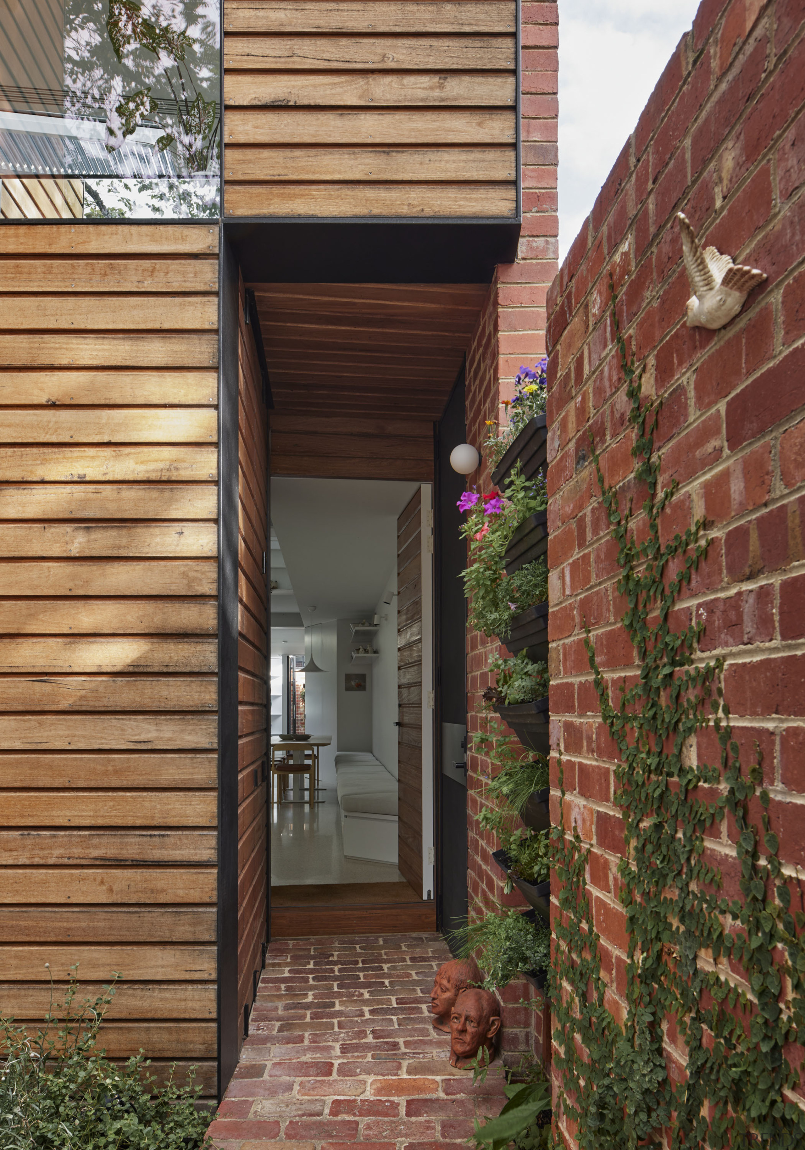 Front entry. - Downsizing in your own backyard 