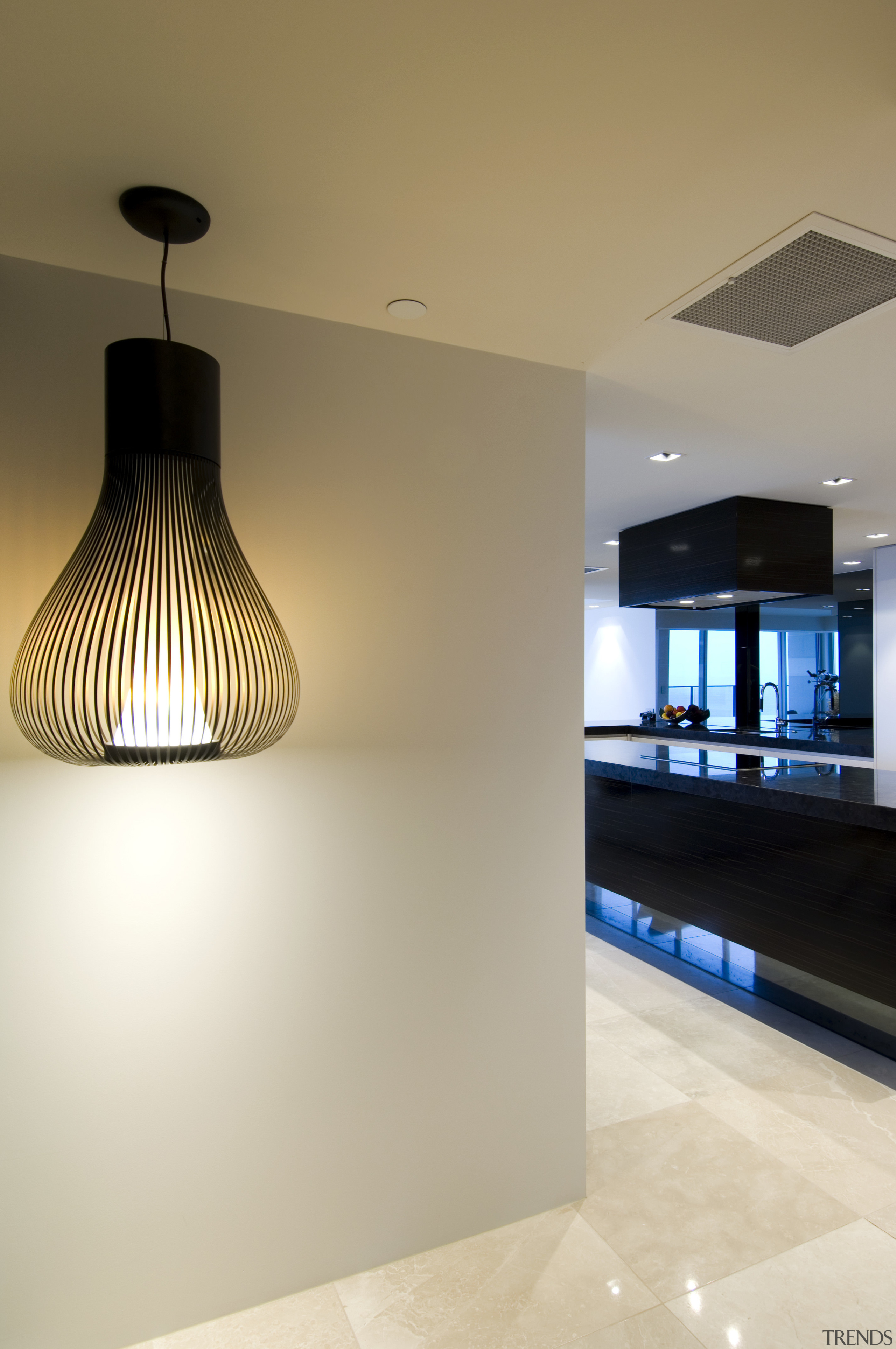 Apartment interior by Ellivo Architects - Apartment interior ceiling, daylighting, floor, flooring, interior design, lamp, light, light fixture, lighting, lighting accessory, product design, gray, brown