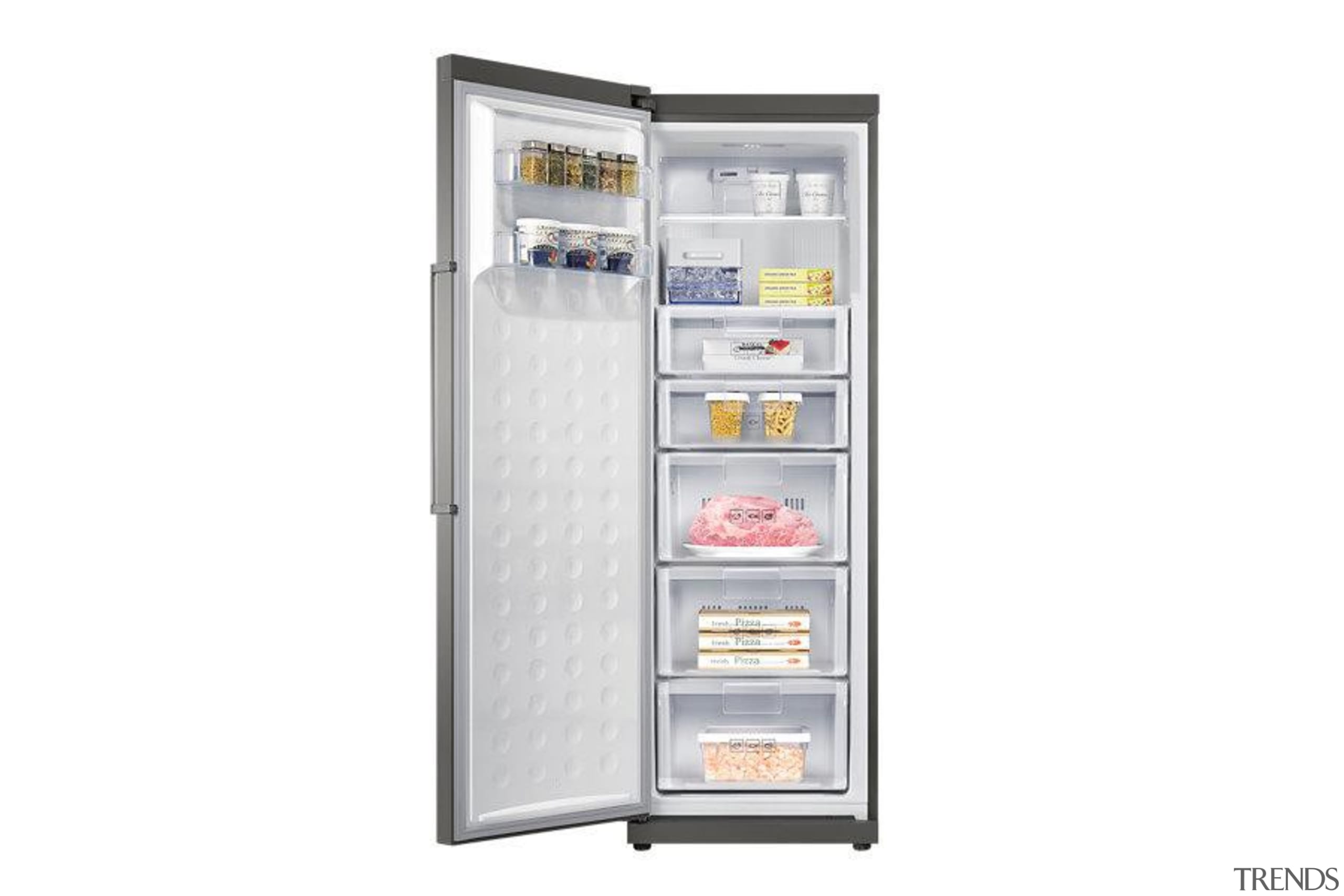 Freezer- One Door SFP318RSThis new one door freezer home appliance, kitchen appliance, major appliance, product, refrigerator, white