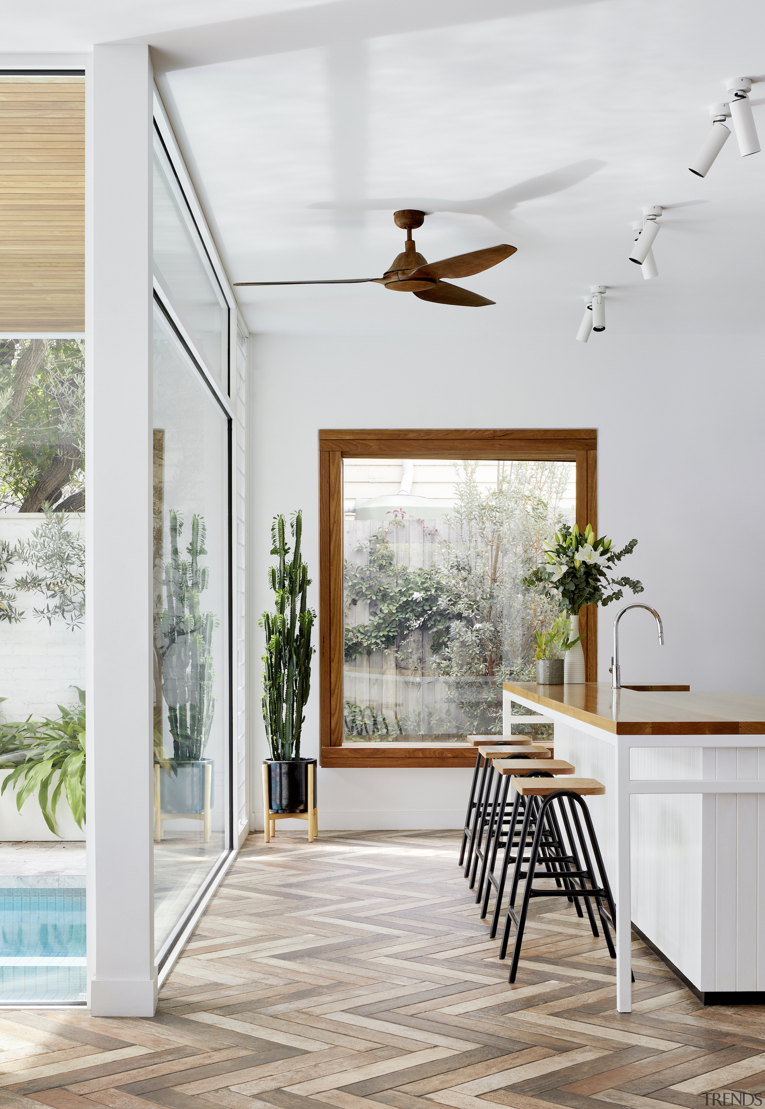 Connections with the outdoors are bolstered with expansive 