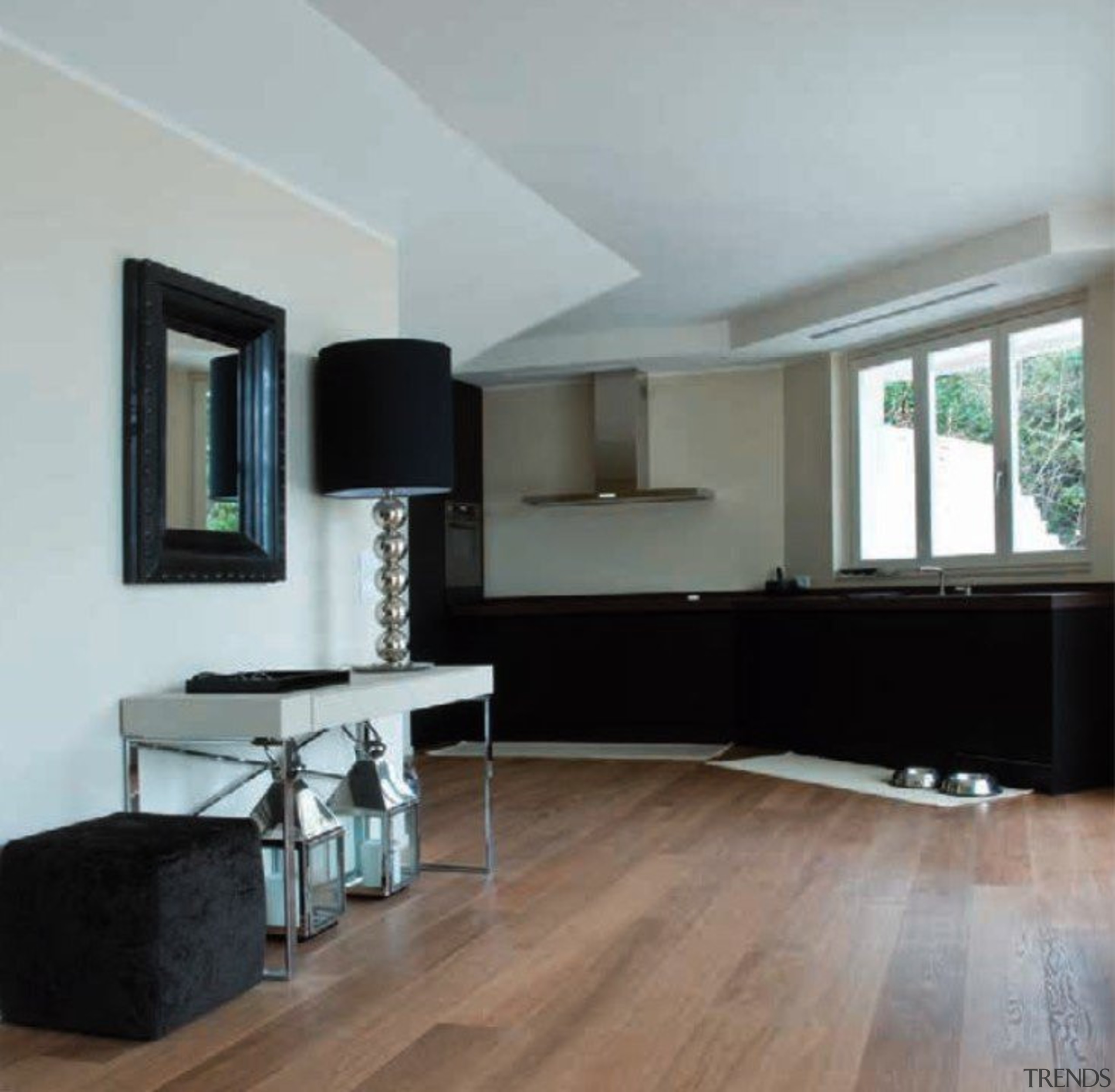 IPF - ceiling | floor | flooring | ceiling, floor, flooring, furniture, hardwood, house, interior design, laminate flooring, living room, property, room, table, wood, wood flooring, gray