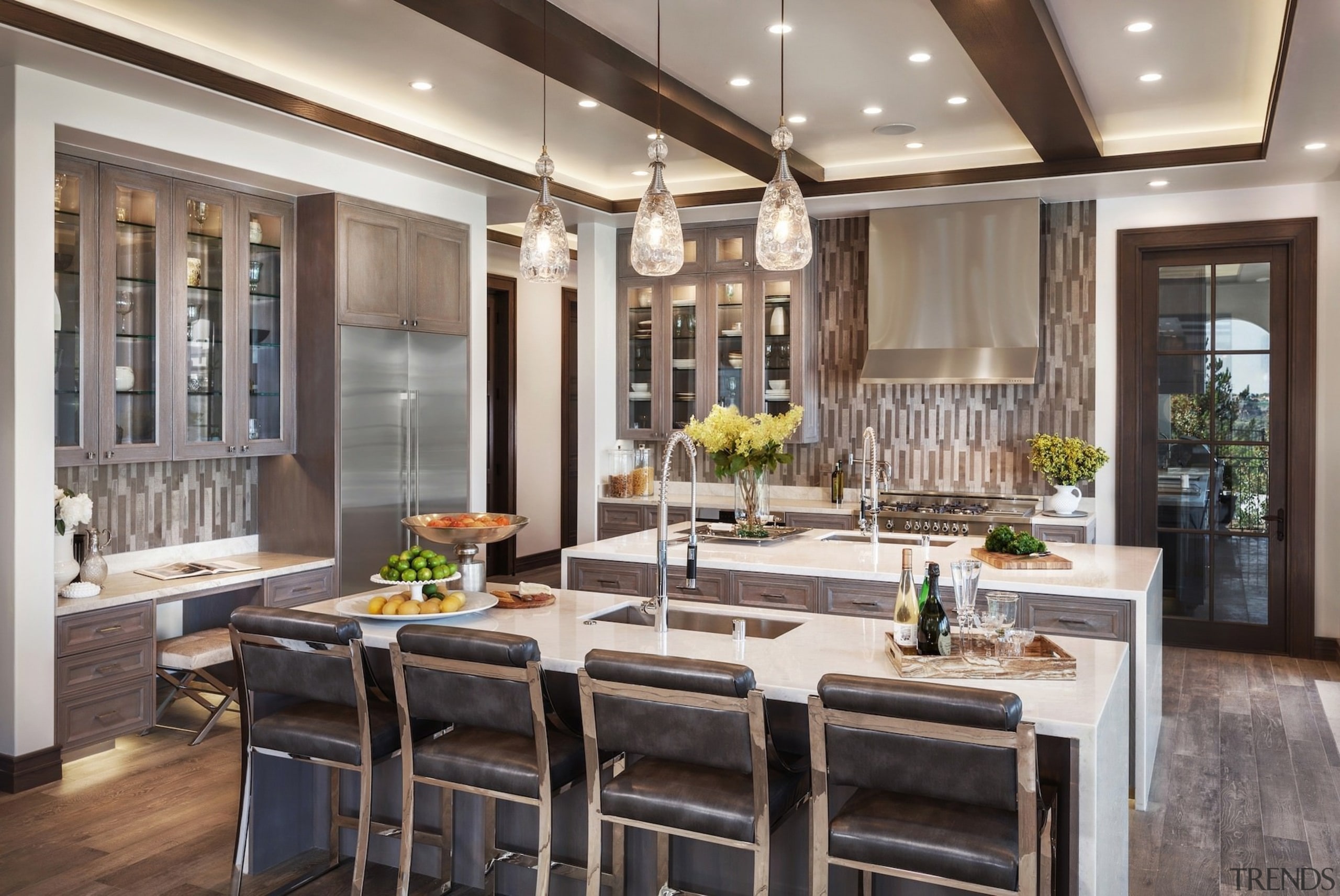 Posellli Kitchen - Applied Photograghy - Client loves ceiling, countertop, dining room, interior design, kitchen, room, gray