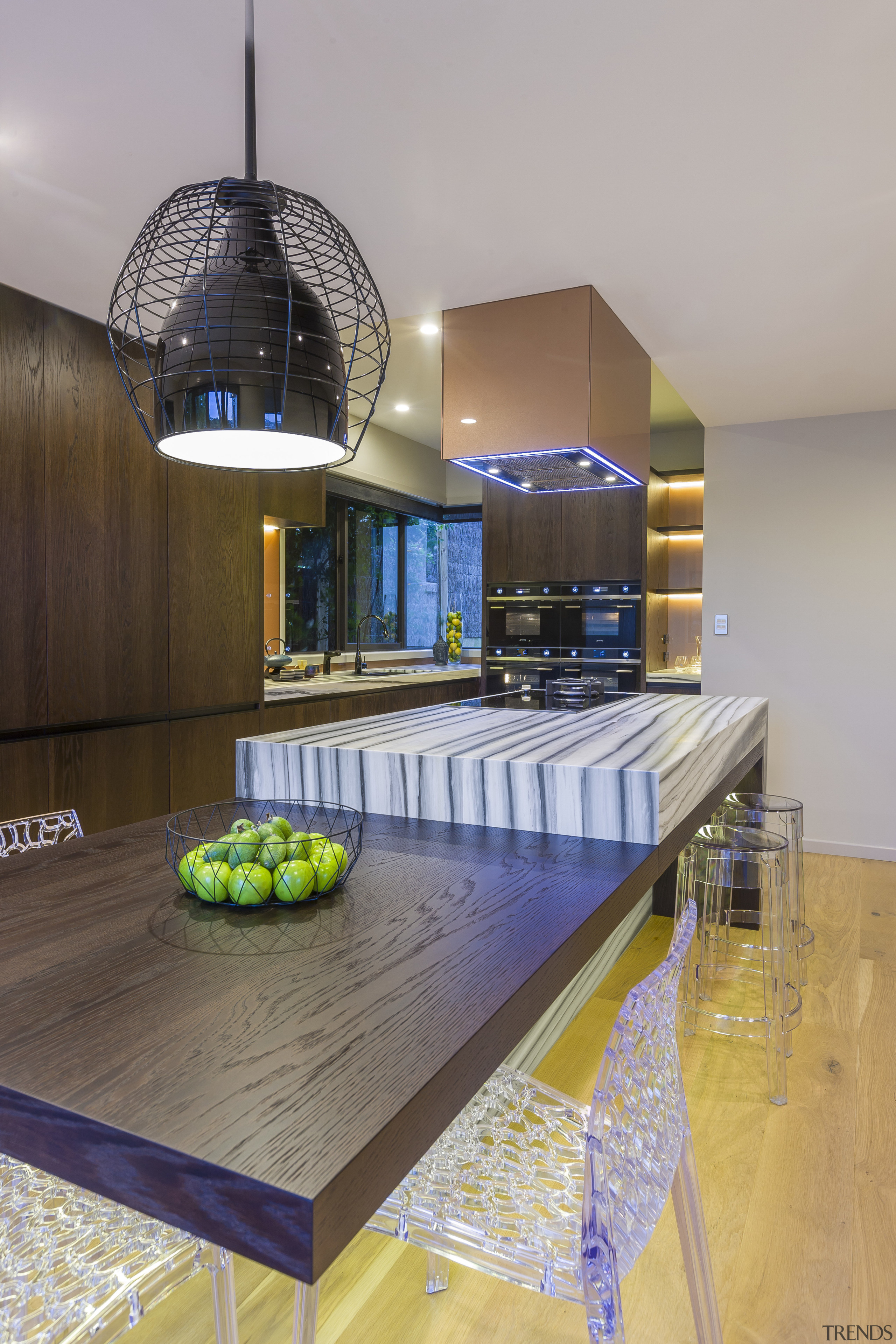 This new kitchen designed by Mal Corboy features architecture, countertop, house, interior design, kitchen, real estate, table, gray