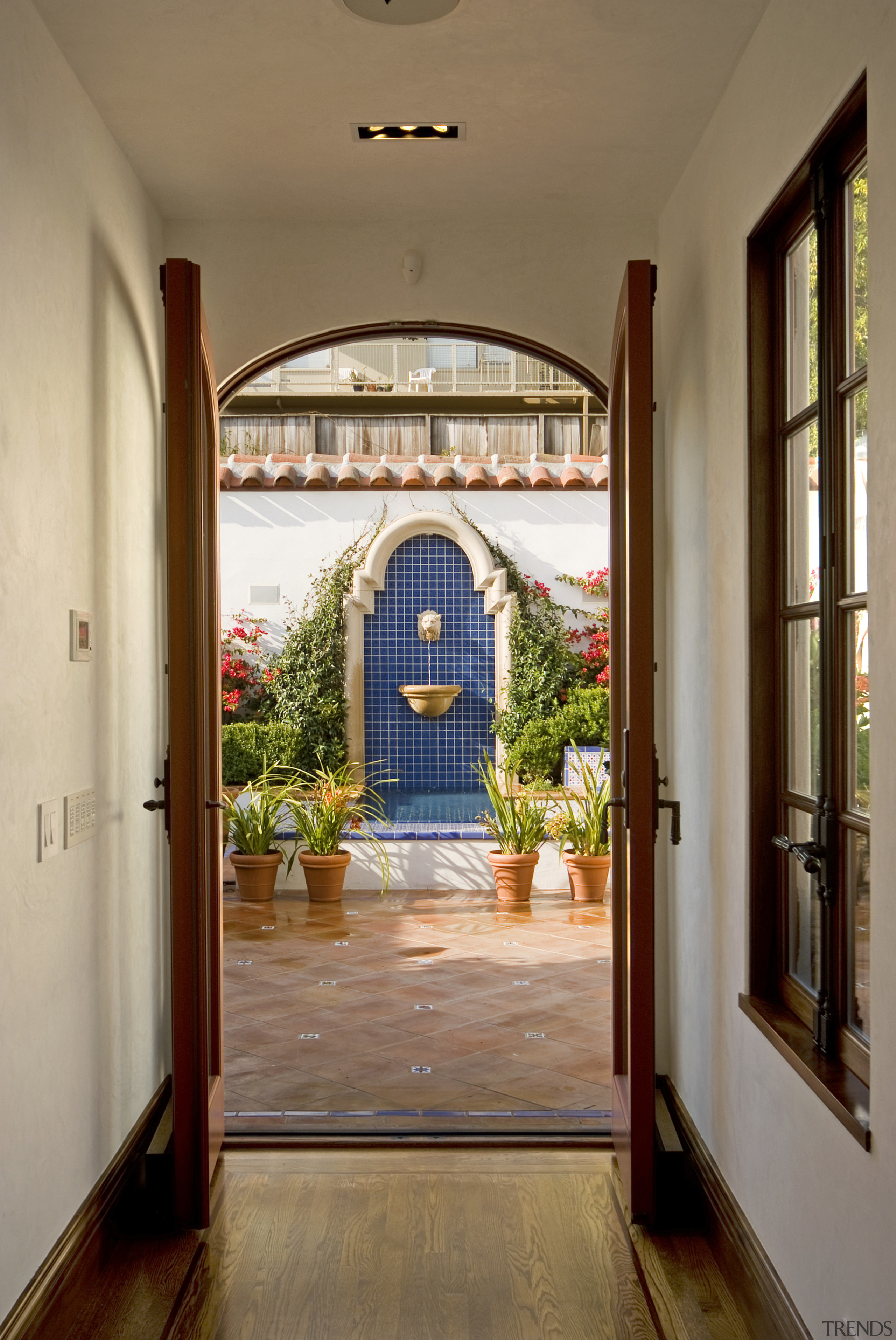 image of the interior of this newly renovated arch, architecture, door, estate, home, interior design, real estate, window, brown