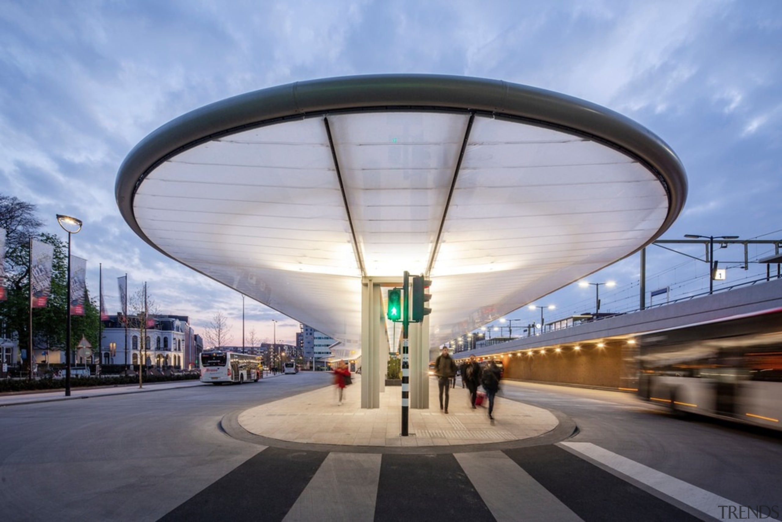 Easy on the eye and the council purse architecture, bridge, building, city, infrastructure, metropolitan area, overpass, sky, skyway, transport, urban area, teal