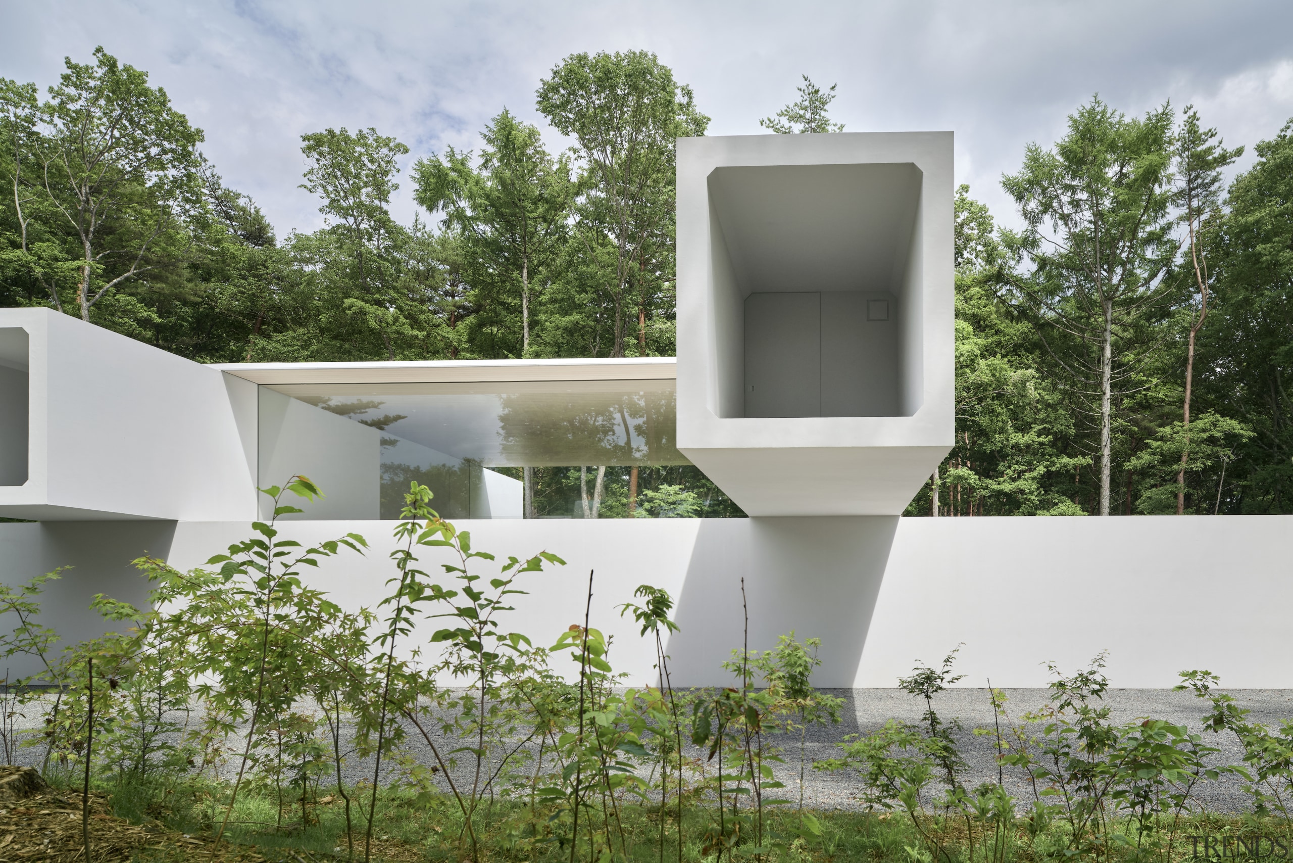 For precast construction, common parts are moulded in 