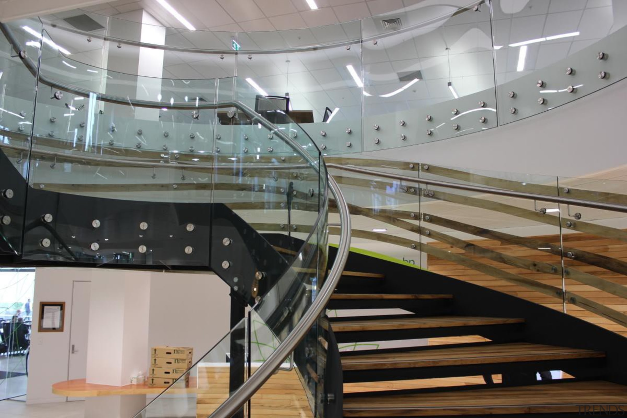 Spiral Staircase - Spiral Staircase - architecture | architecture, building, glass, handrail, interior design, stairs, structure, tourist attraction, gray