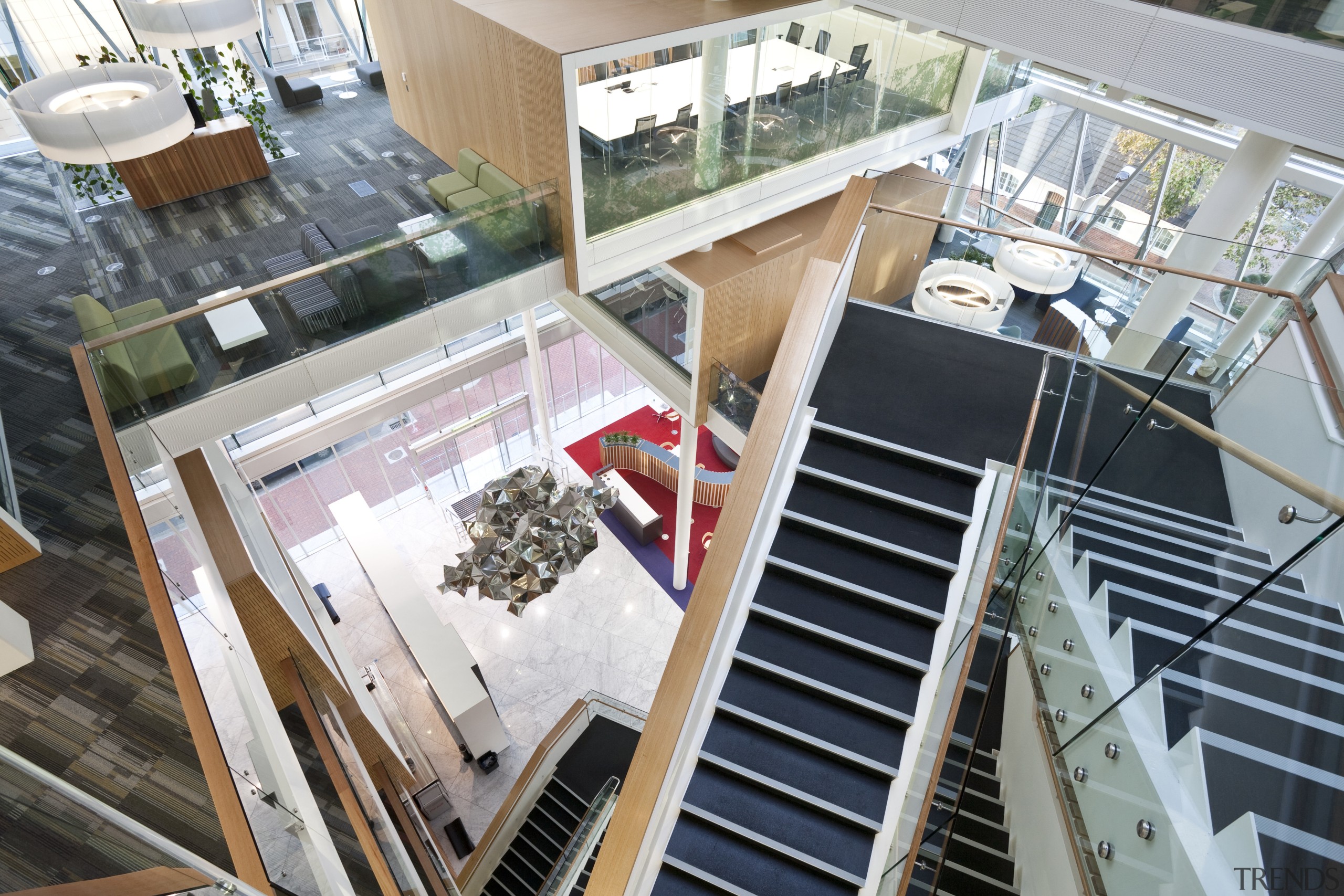 Hawkins Interiors were responsible for providing an interior apartment, architecture, building, daylighting, real estate, gray, white