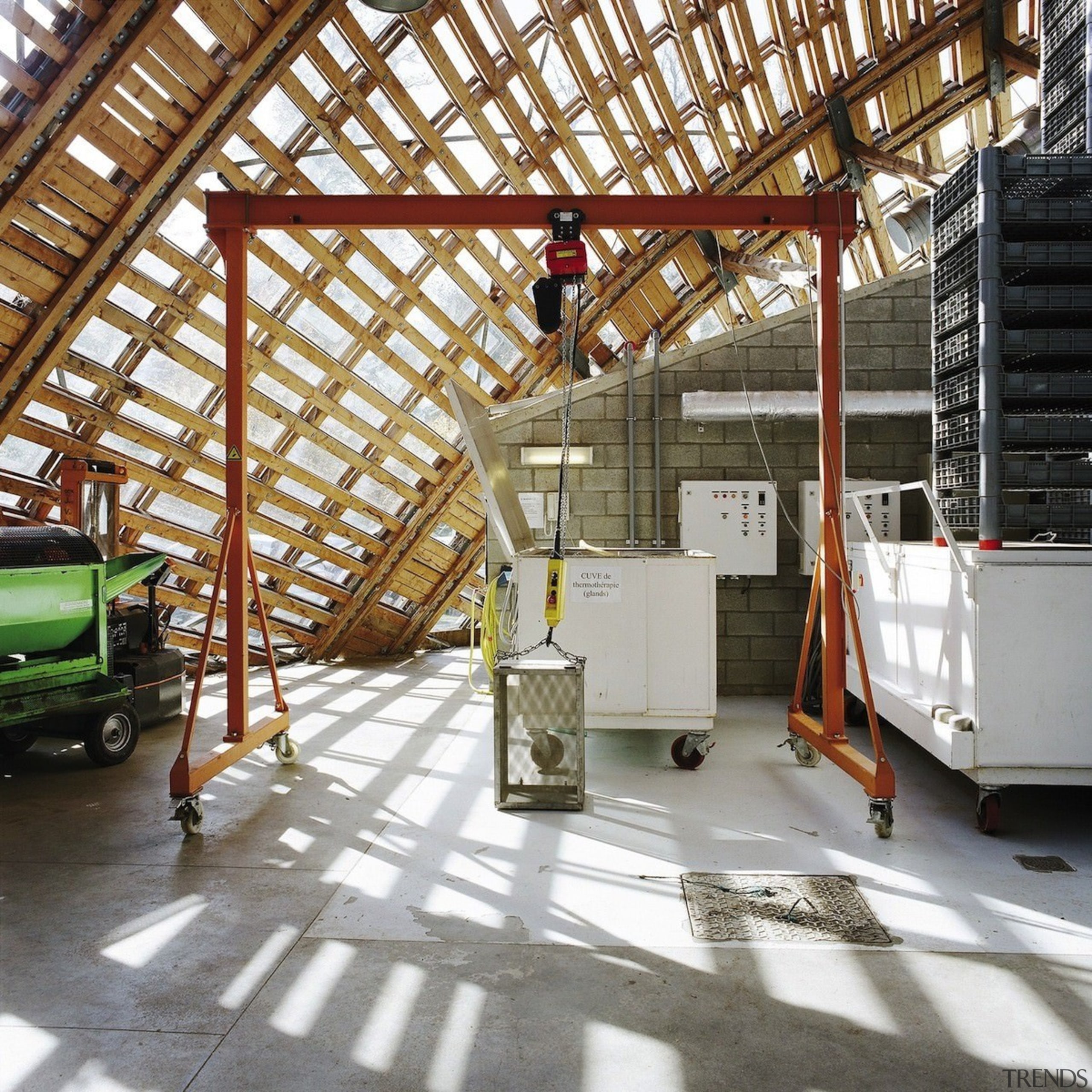 Forestry Branch – Marche-en-Famenne - Forestry Branch – daylighting, roof, structure, white