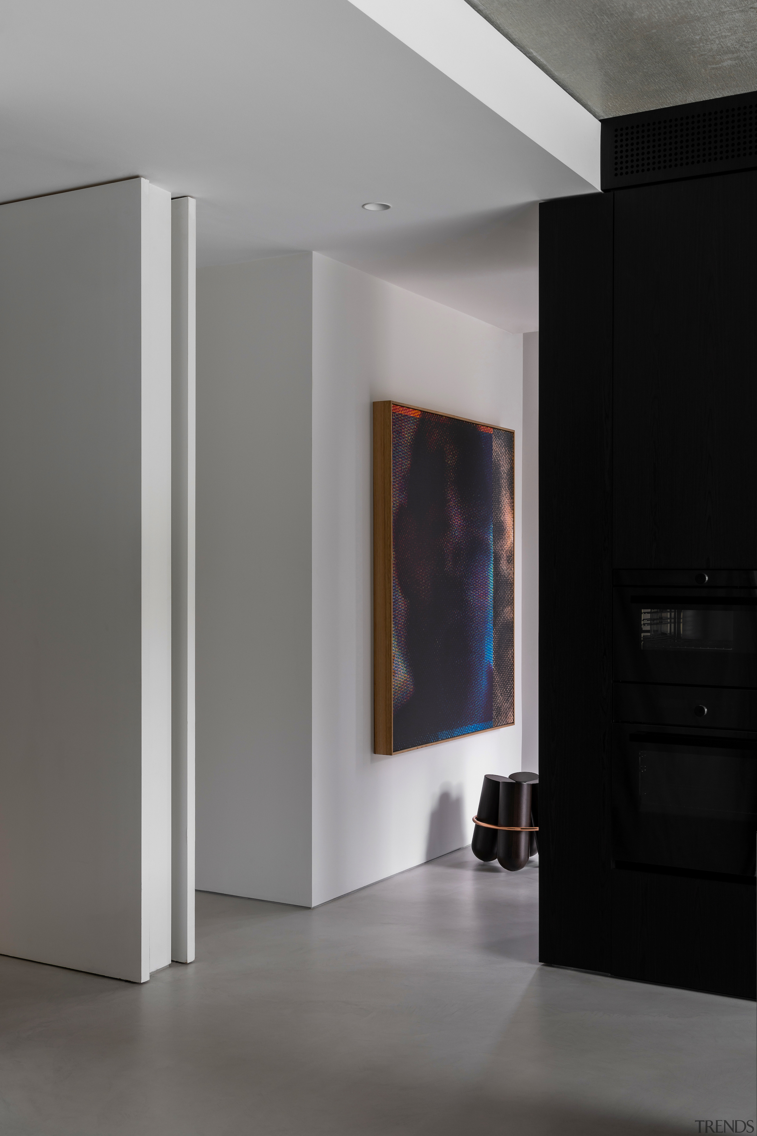 The interior reads like a giant, restful sculpture 