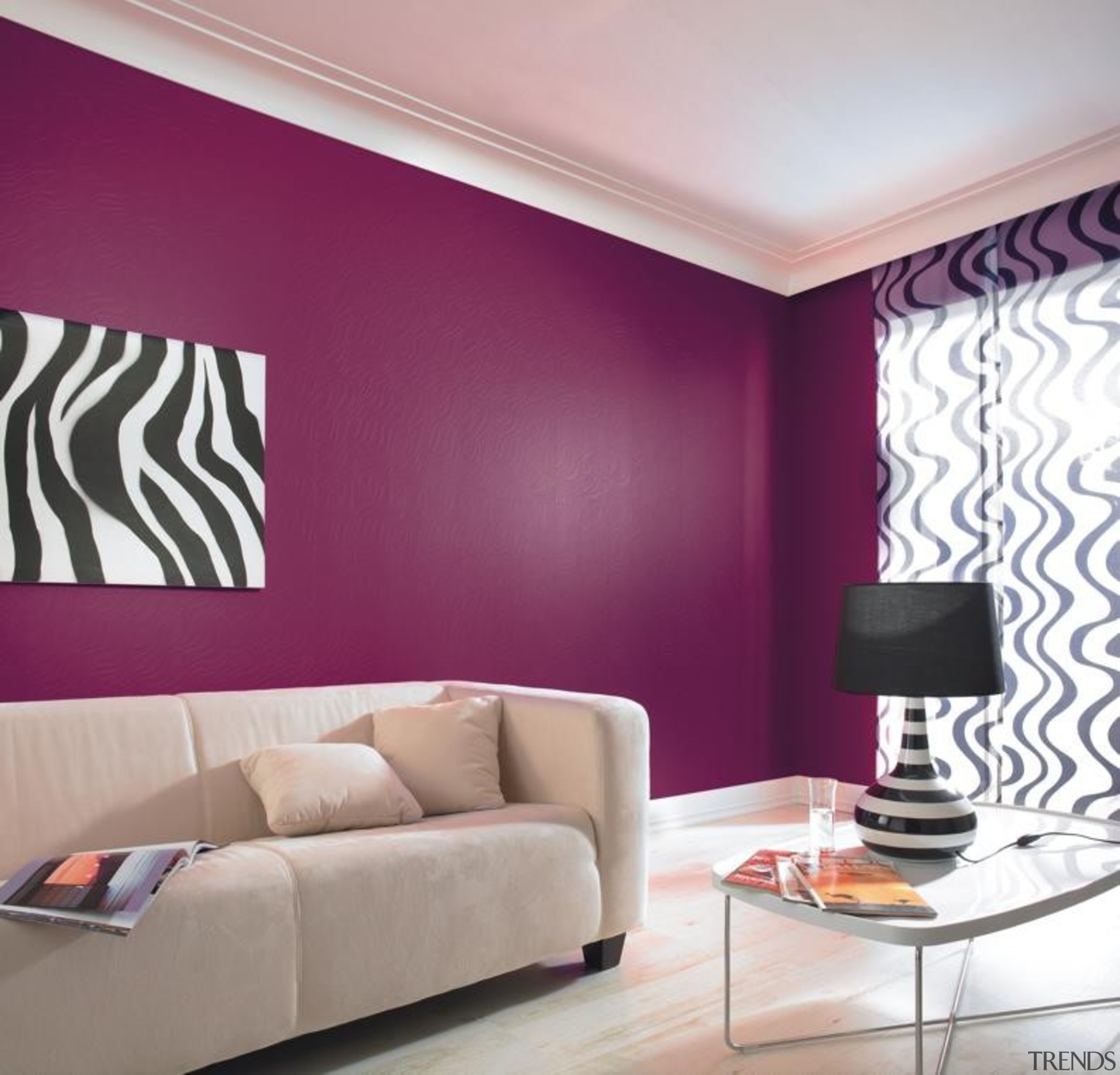 Wallton Painton Range - Wallton Painton Range - ceiling, curtain, interior design, living room, pink, purple, room, wall, wallpaper, window blind, window covering, window treatment, gray, purple