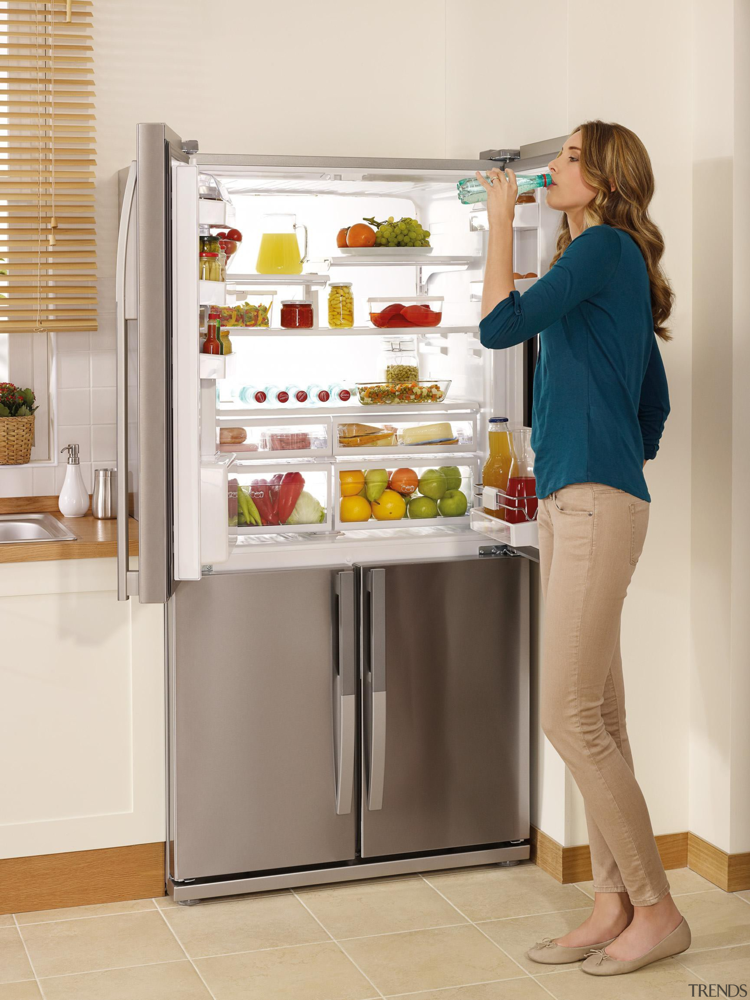 Product Images - Fridges - furniture | home furniture, home appliance, kitchen, kitchen appliance, major appliance, product, refrigerator, shelf, shelving, white