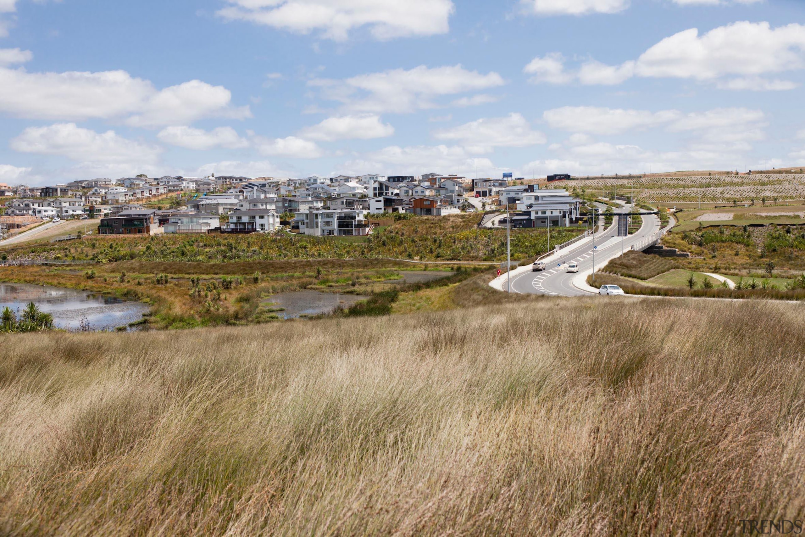 Natural HabitatsUrban Land Developments Property Award – Merit ecoregion, grassland, land lot, real estate, rural area, wetland, brown
