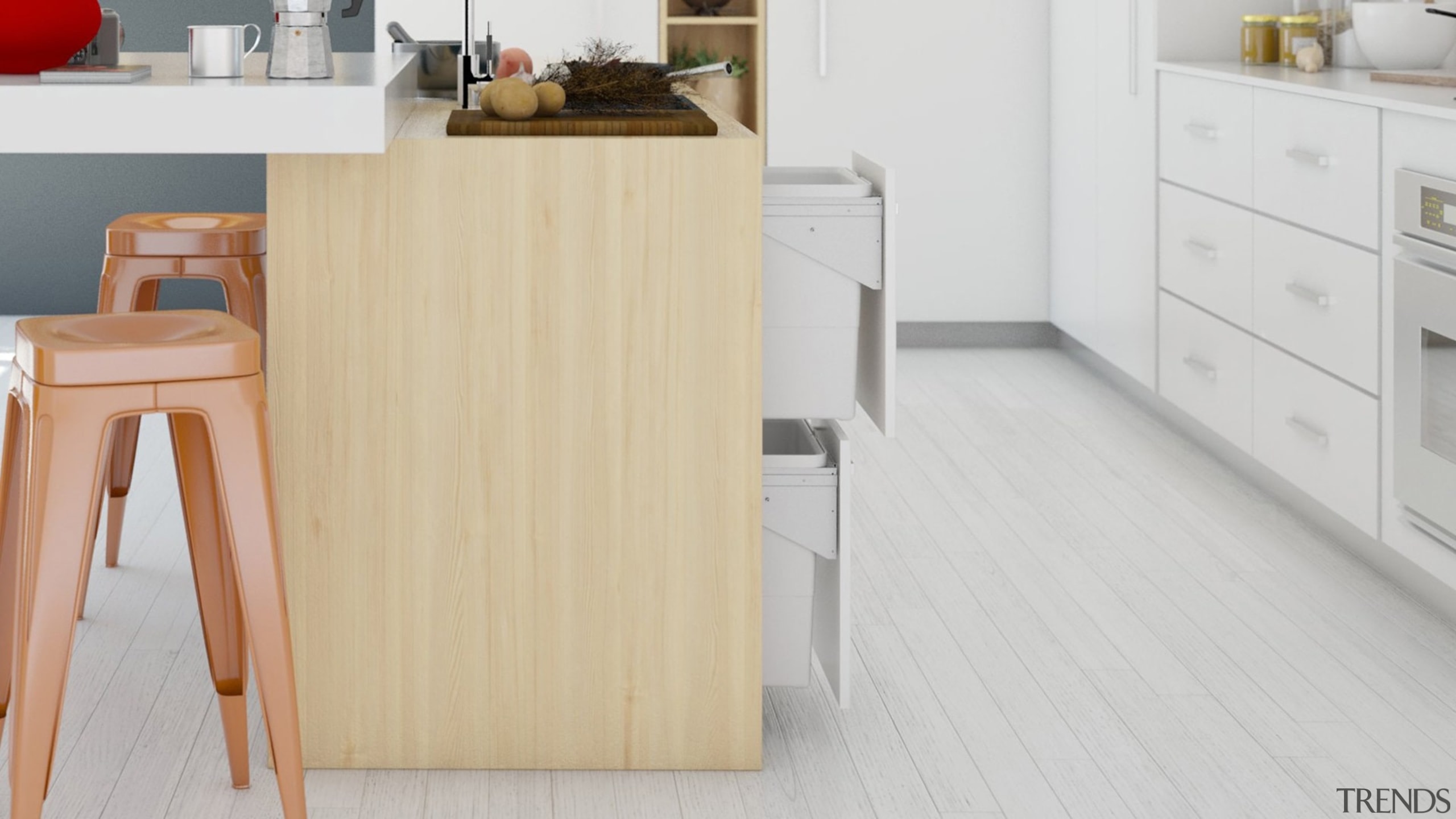 Our top selling pull out kitchen bin range, cabinetry, chest of drawers, drawer, floor, flooring, furniture, hardwood, kitchen, laminate flooring, plywood, product, table, wood, wood flooring, wood stain, gray, white