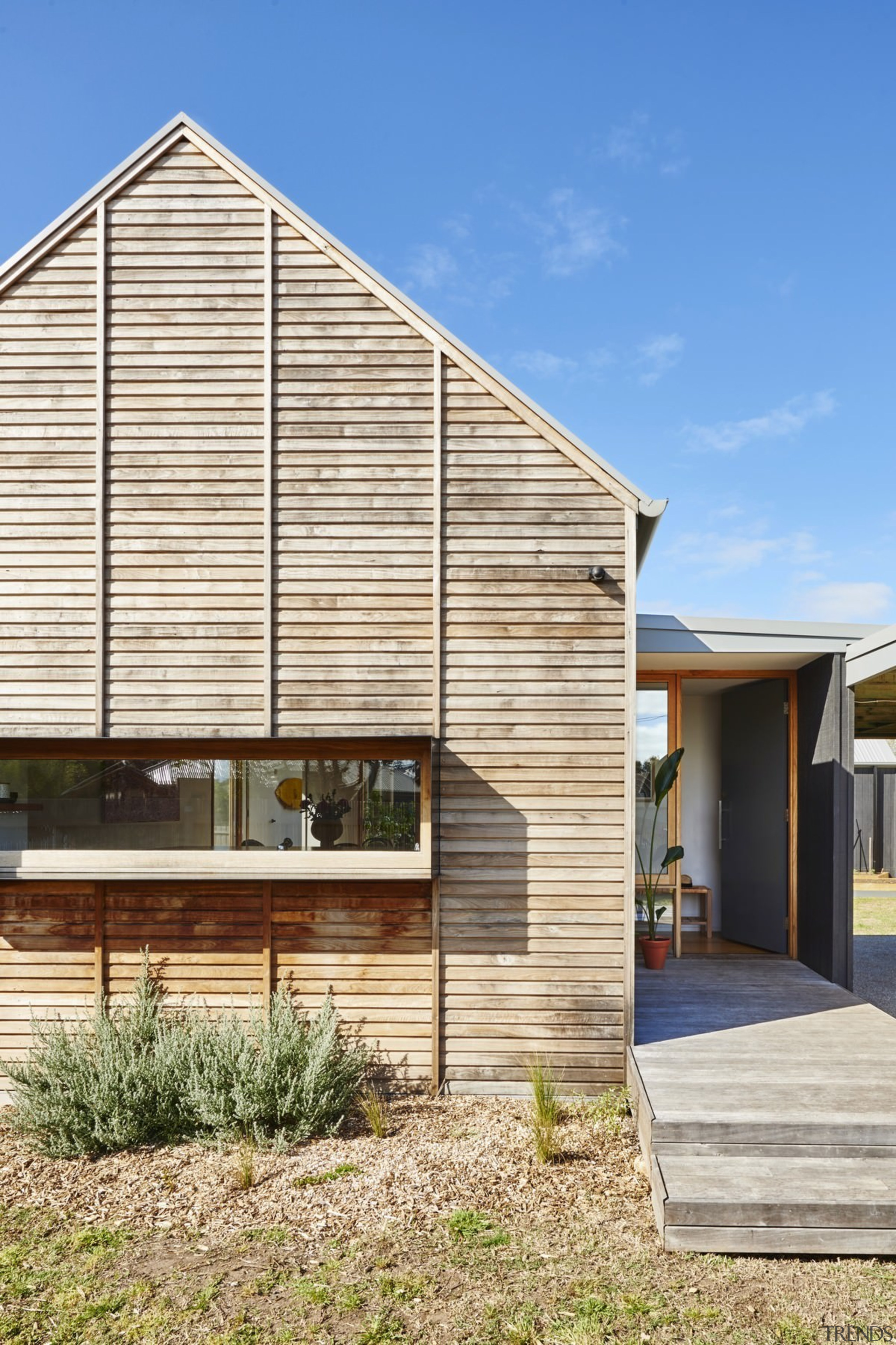 Architect: Irons McDuff ArchitecturePhotography by Nikole Ramsay architecture, building, facade, home, house, real estate, residential area, siding, sky, wood, white, teal