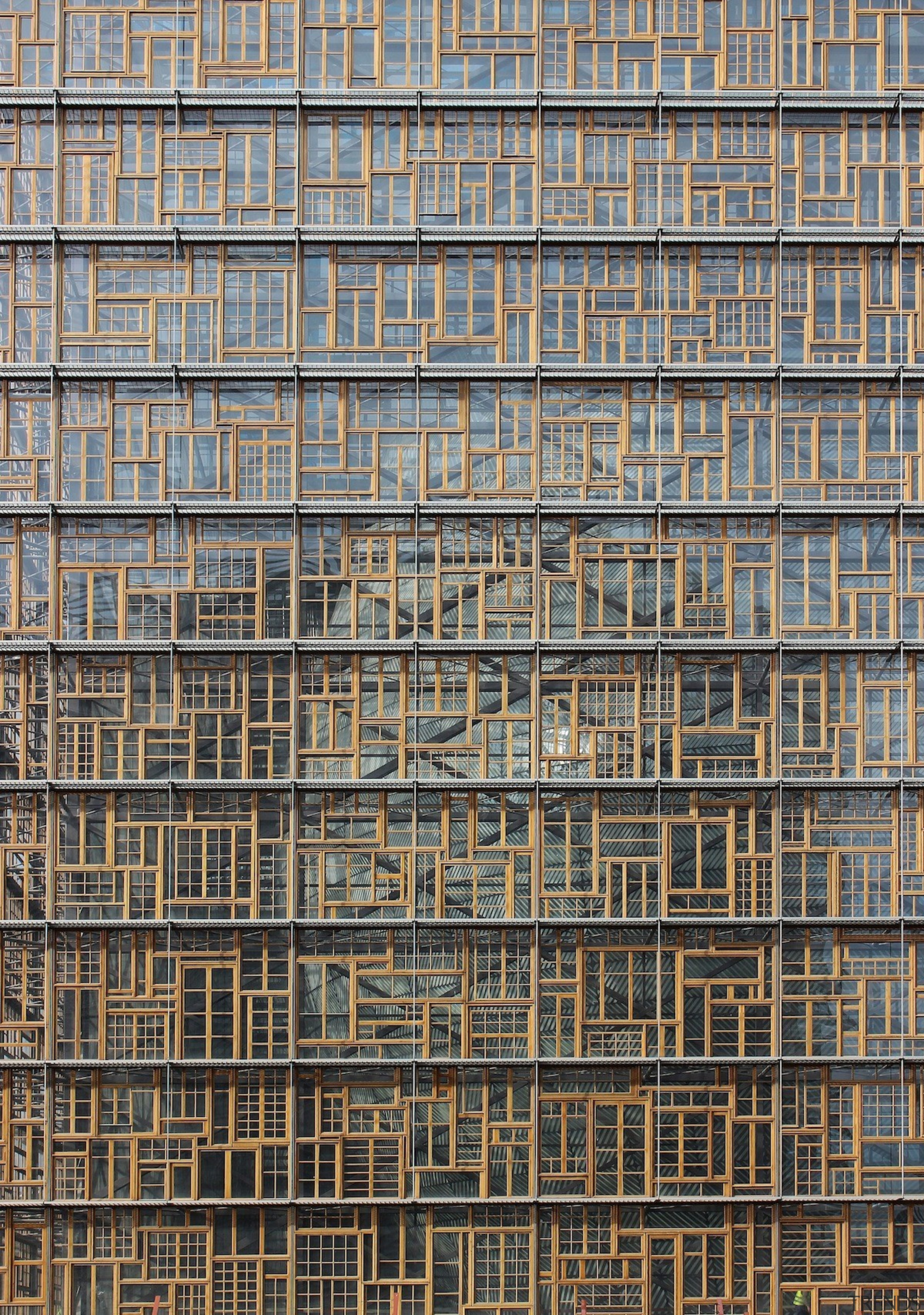 This new headquarters for the European Union Council architecture, building, condominium, daytime, facade, metropolis, pattern, residential area, skyscraper, tower block, urban area, window, gray, black