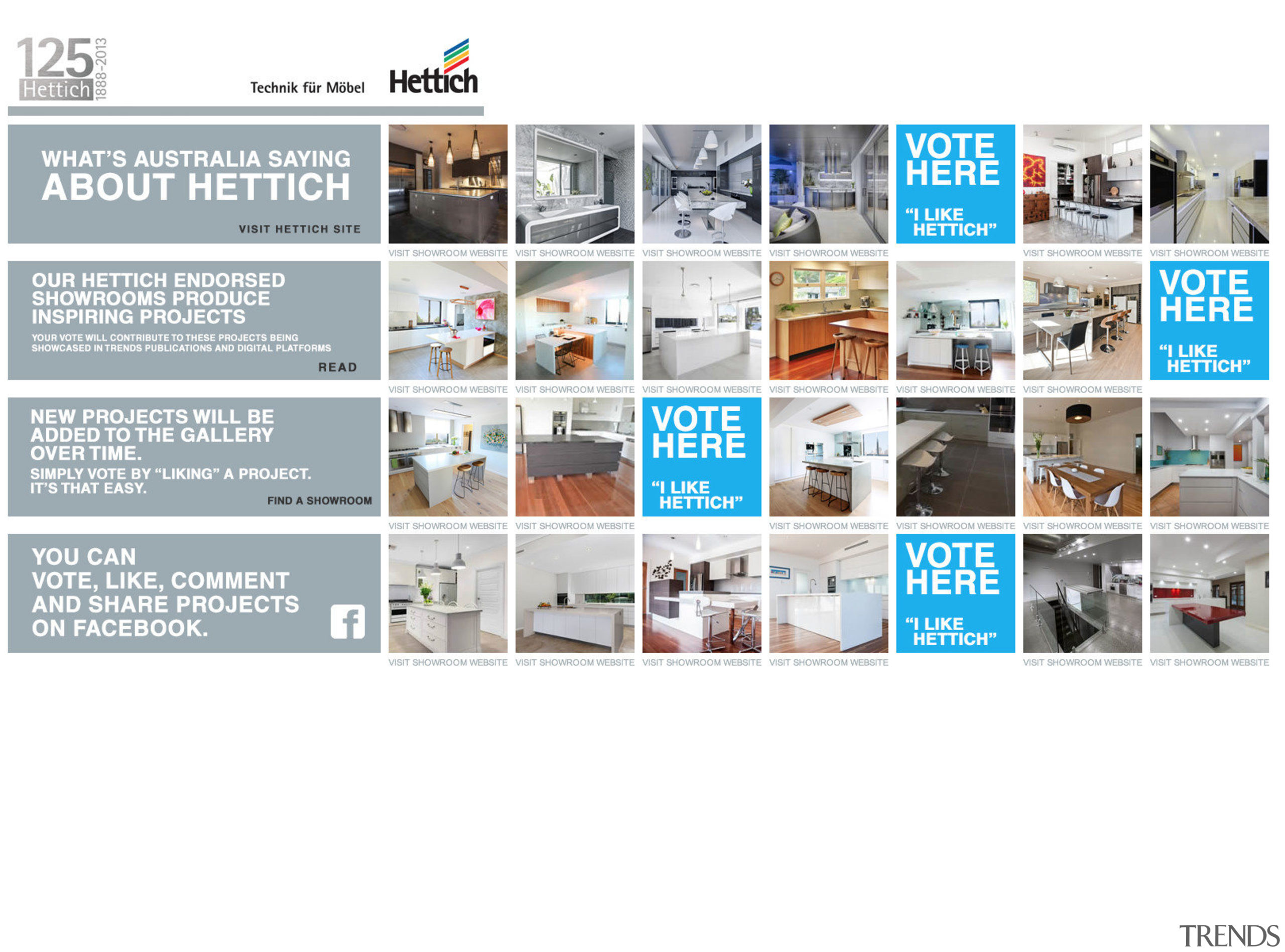 You can view and vote for your favourite advertising, display advertising, product, white