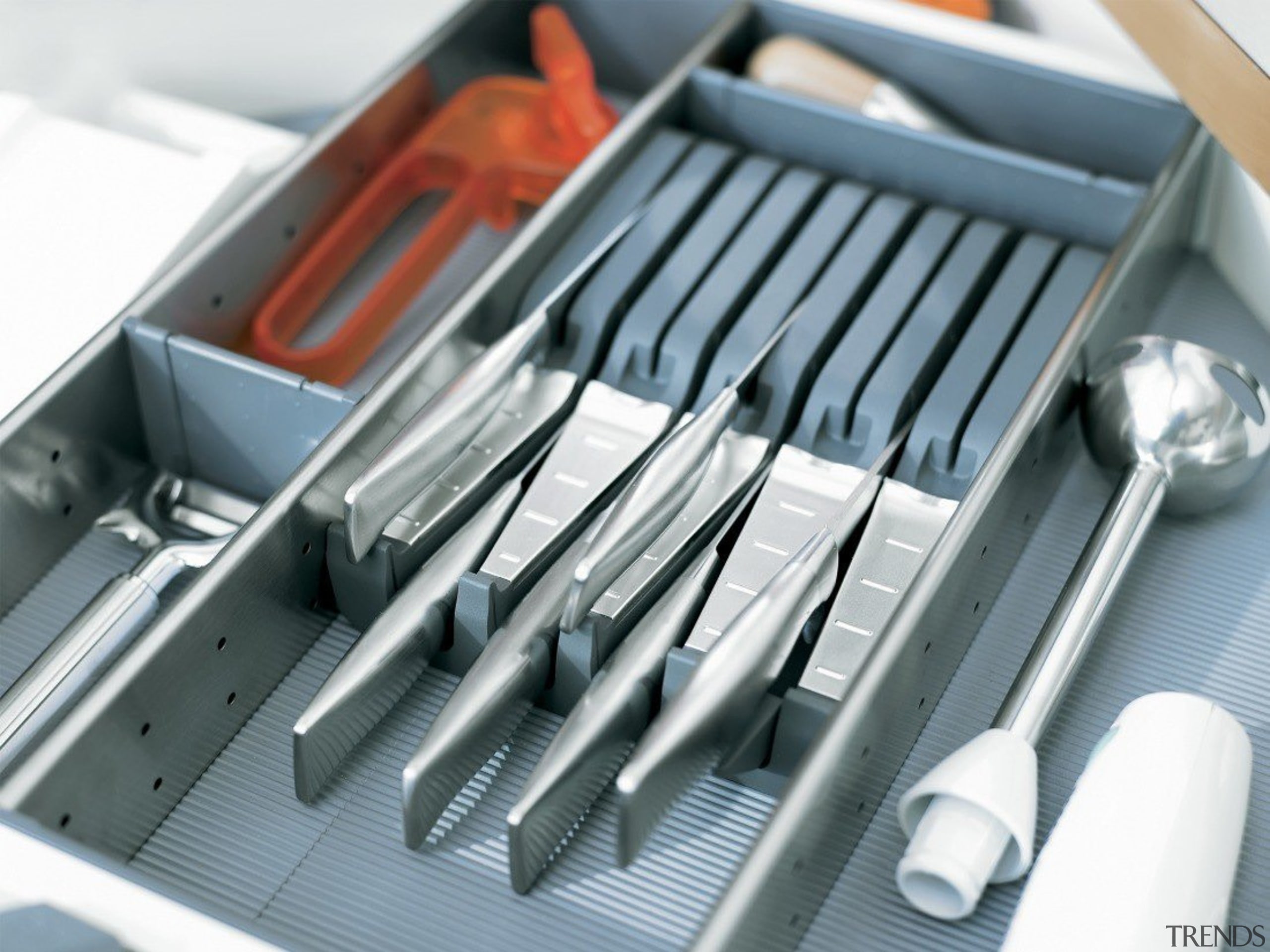 ORGA-LINE inner dividing system – so many practical cutlery, product, product design, tool, gray