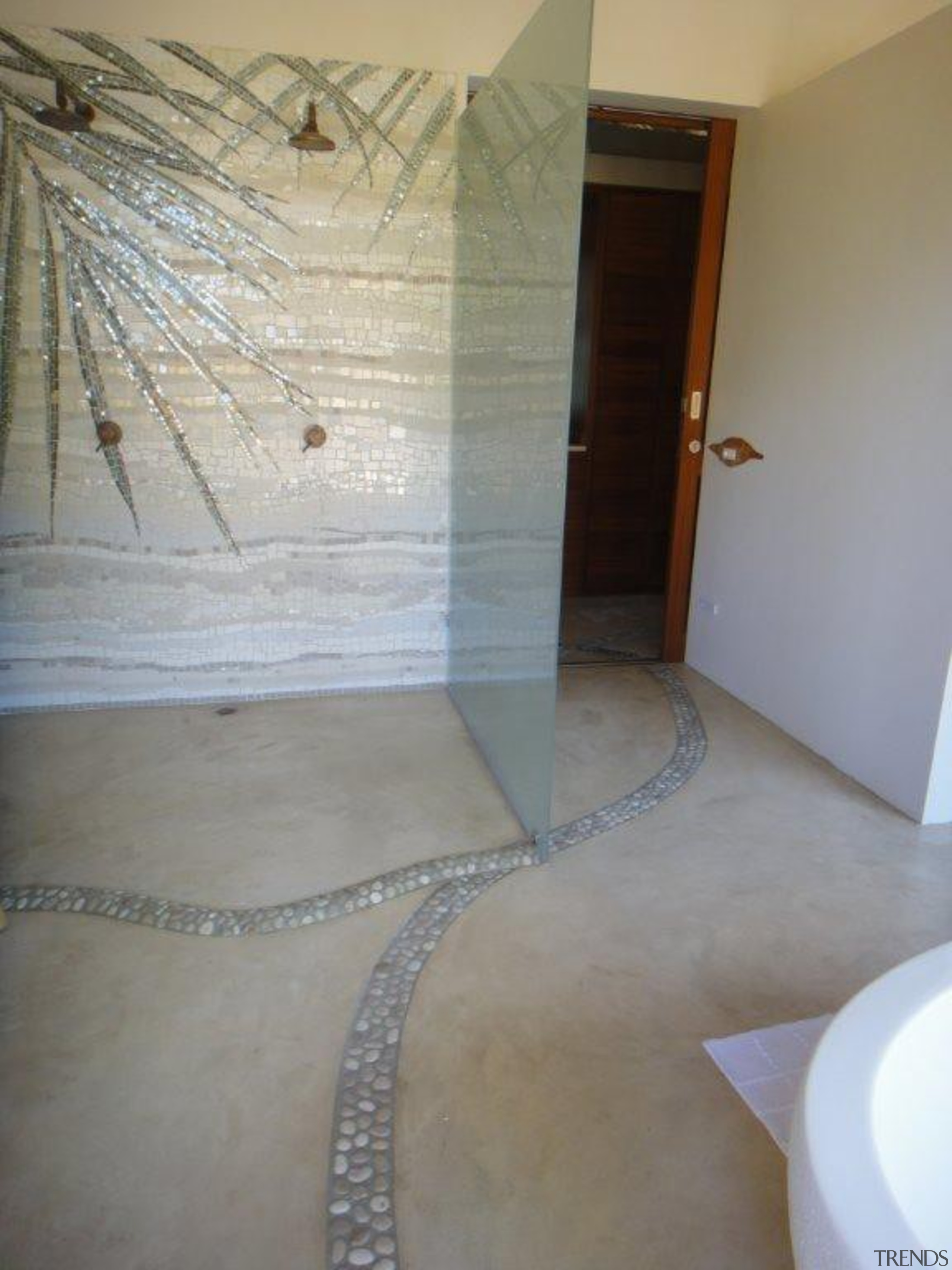 Micro topping 8 - Micro_topping_8 - bathroom | bathroom, ceiling, estate, floor, flooring, home, interior design, plaster, property, room, tile, wall, wood flooring, gray