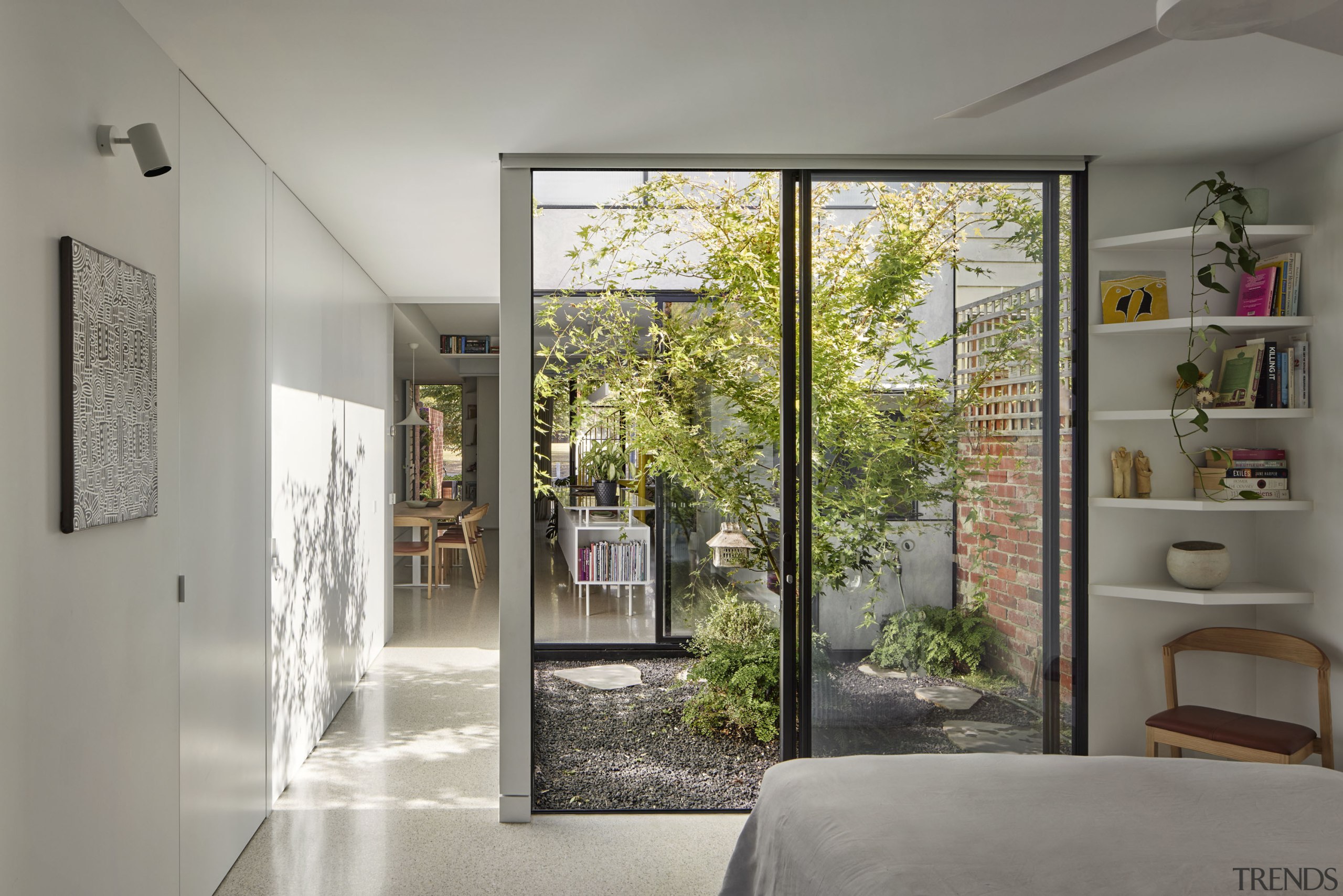 Courtyard in the centre of the floorplan. - 