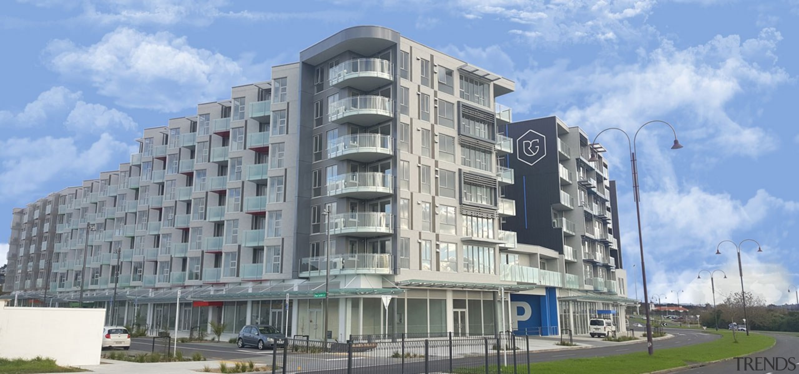 Rose Gardens 1 - apartment | architecture | apartment, architecture, building, city, commercial building, condominium, corporate headquarters, facade, house, human settlement, metropolitan area, mixed-use, neighbourhood, project, property, real estate, residential area, room, tower block, urban design, teal, gray