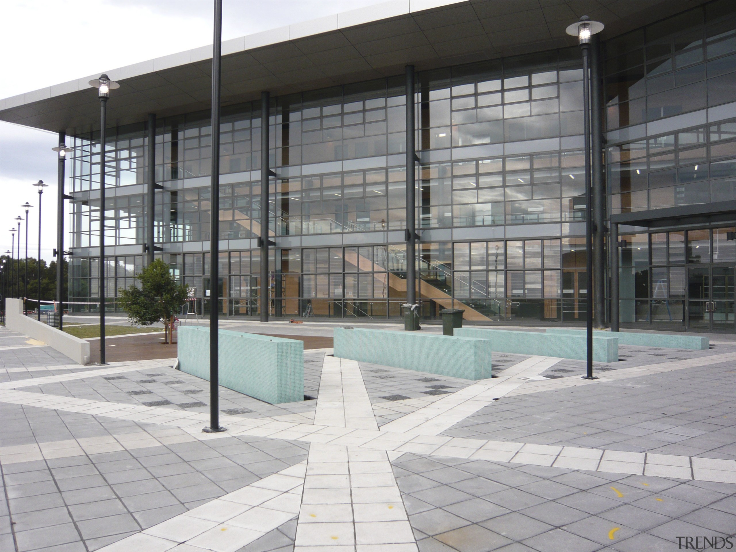 View of building with windows by Eden Group architecture, building, condominium, glass, handrail, leisure centre, window, gray