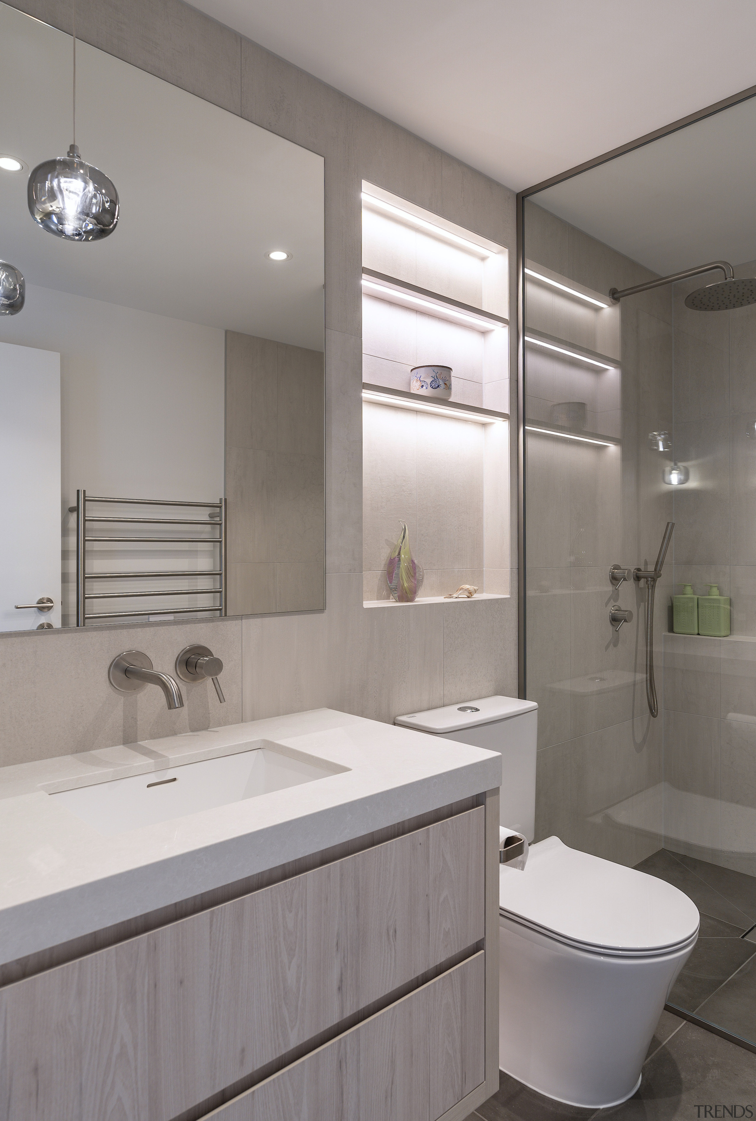 The new main bathroom. - From awkward to 