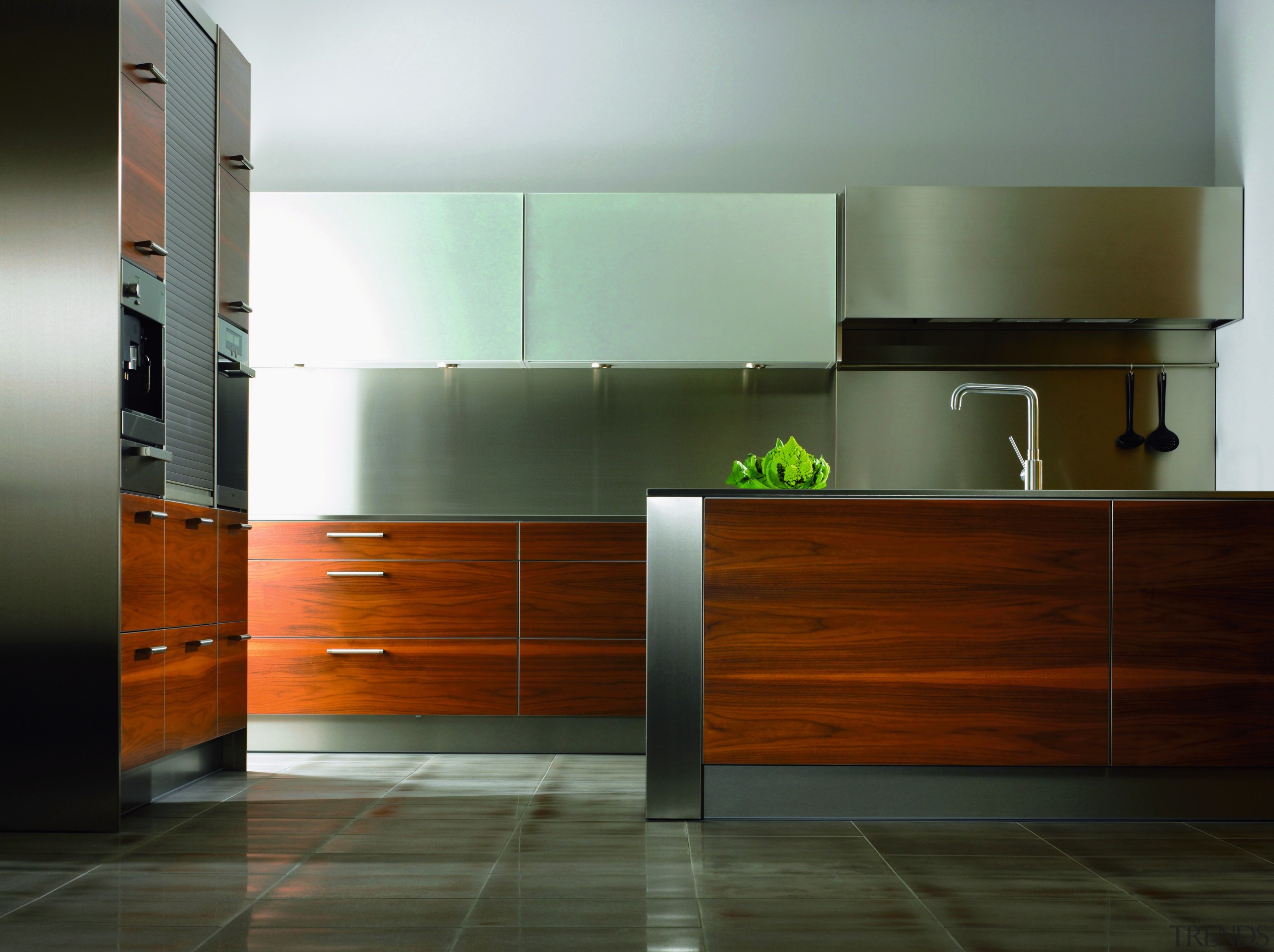 A view of a kitchen by Ashbourne House architecture, cabinetry, countertop, floor, flooring, furniture, hardwood, interior design, kitchen, product design, room, wood, gray, brown