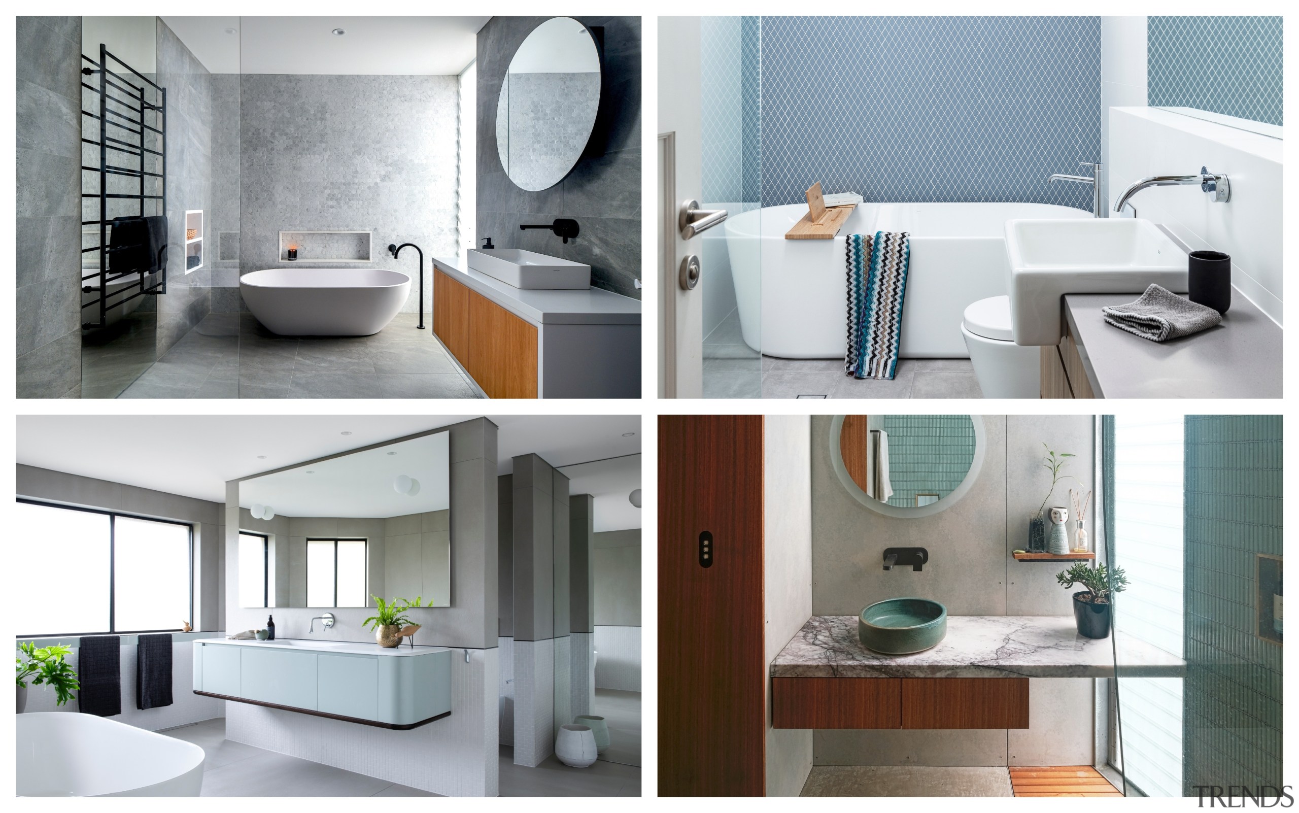 2019 AU TIDA Australia Bathrooms finalists - 2019 architecture, bathroom, bathroom accessory, bathroom cabinet, bathroom sink, floor, furniture, house, interior design, material property, plumbing fixture, product, room, sink, tap, tile, white, gray