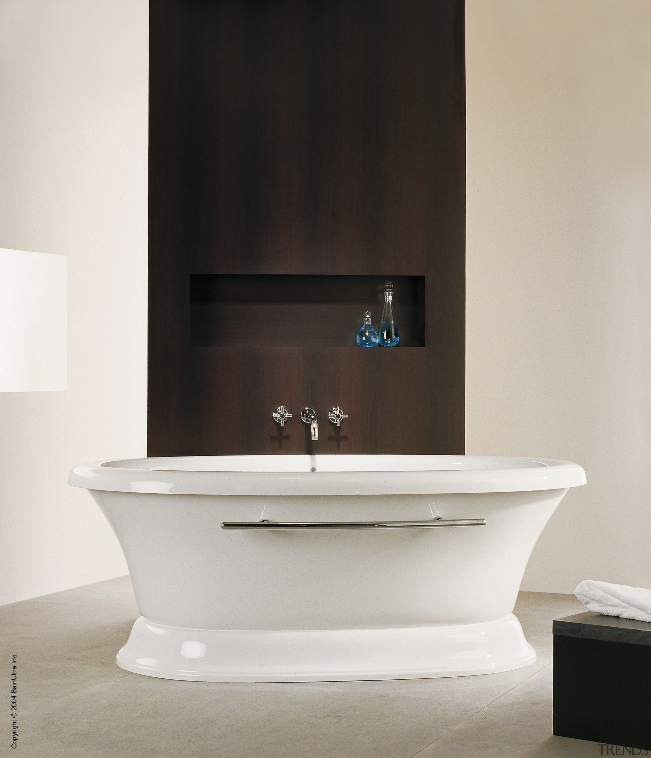 View of this bathroom - View of this bathroom, bathroom accessory, bathroom cabinet, bathroom sink, bathtub, ceramic, floor, interior design, plumbing fixture, product design, sink, tap, white, black