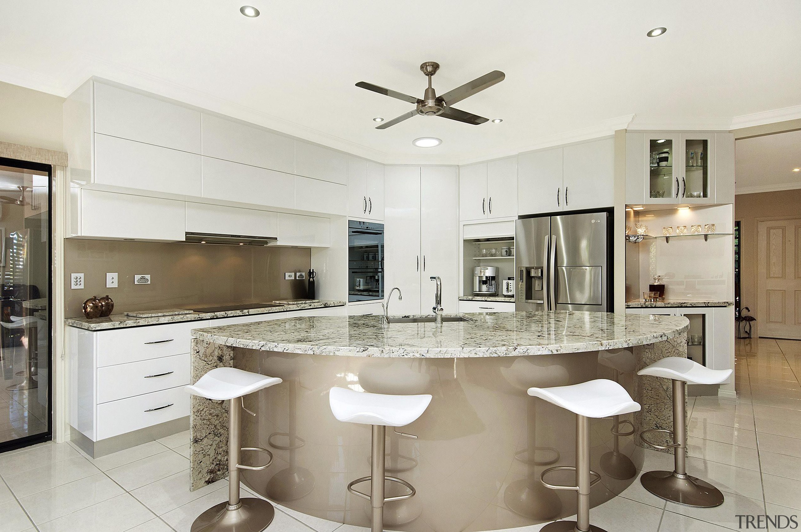 Winner Kitchen Design of the Year 2013 North countertop, cuisine classique, interior design, kitchen, real estate, white, gray